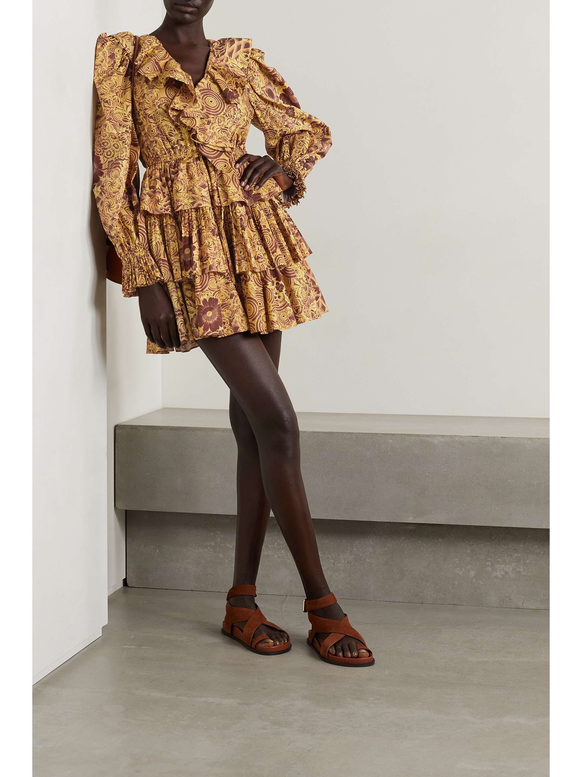 Caroline constas lola smocked dress hotsell