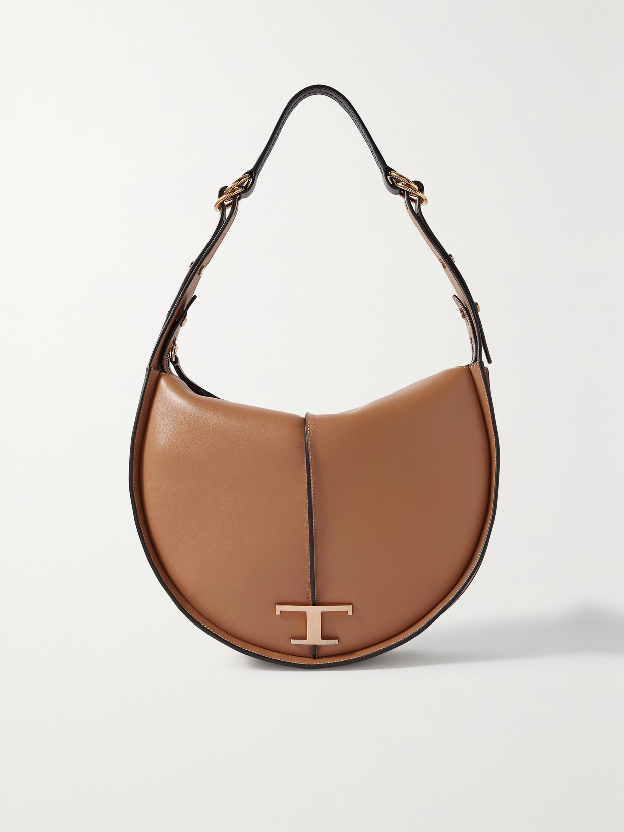 Tod's Leather Shoulder Bag In Brown