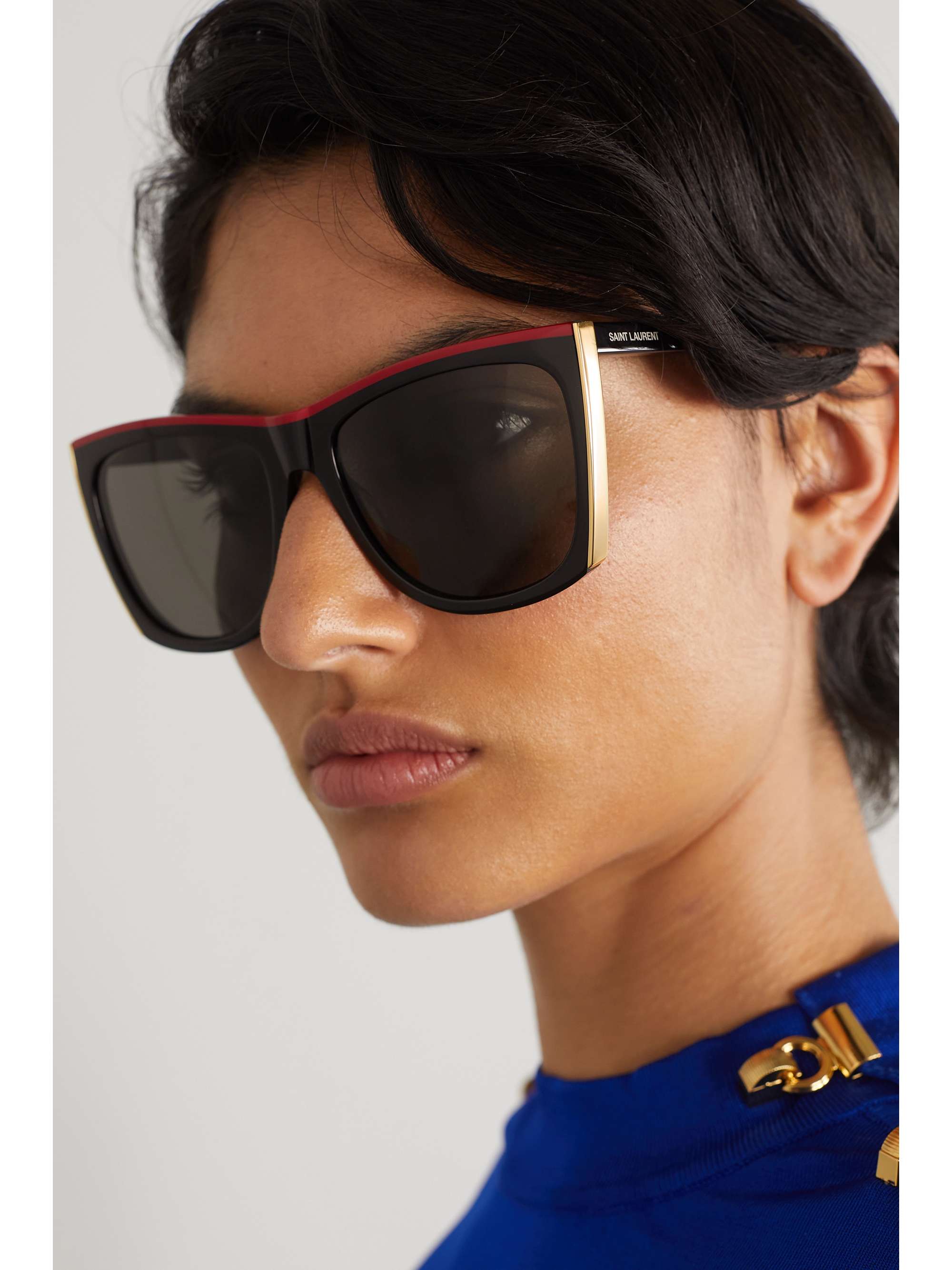 Paloma oversized square-frame acetate sunglasses