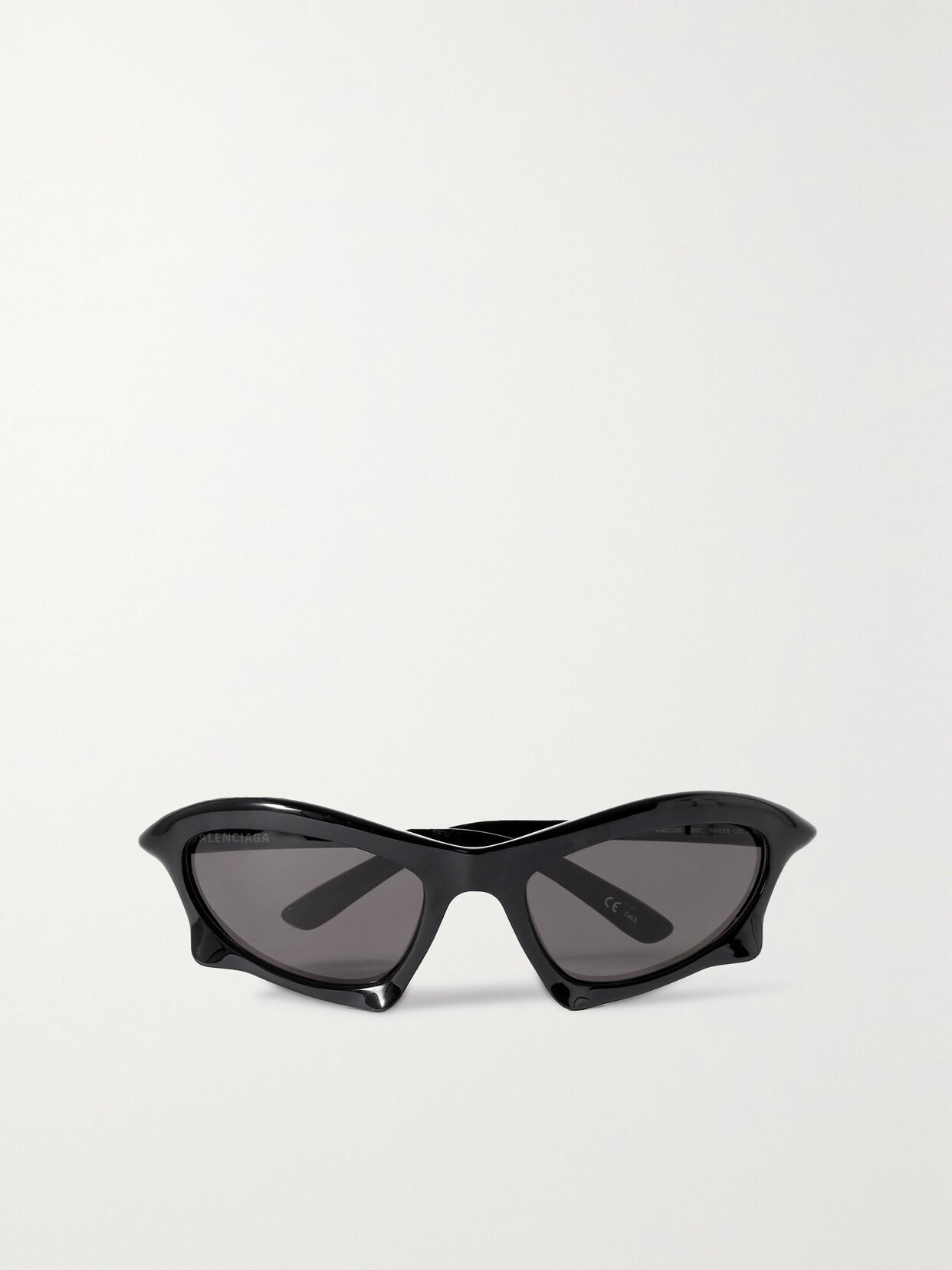 Balenciaga Bat Cat-eye Acetate Sunglasses In Black