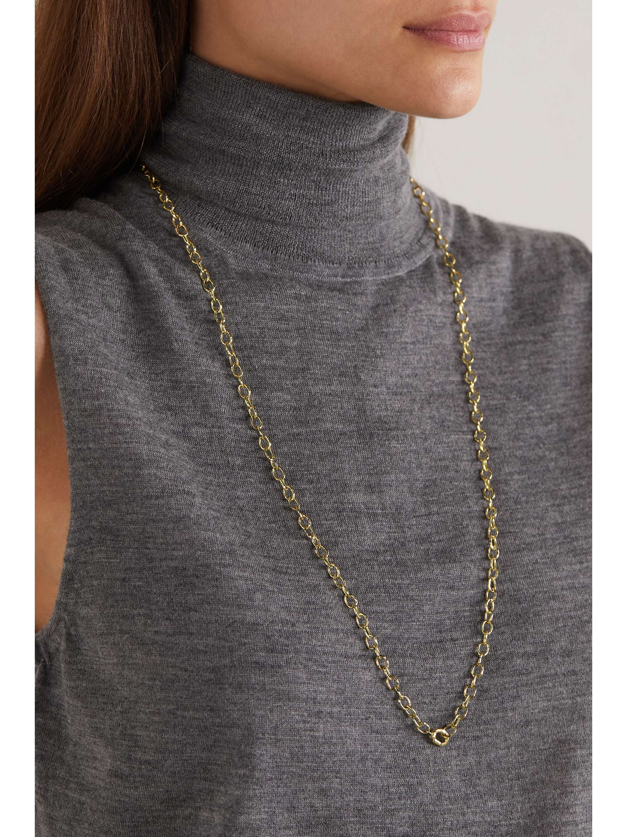 OCTAVIA ELIZABETH + NET SUSTAIN Petite Imogen 18-karat recycled gold necklace