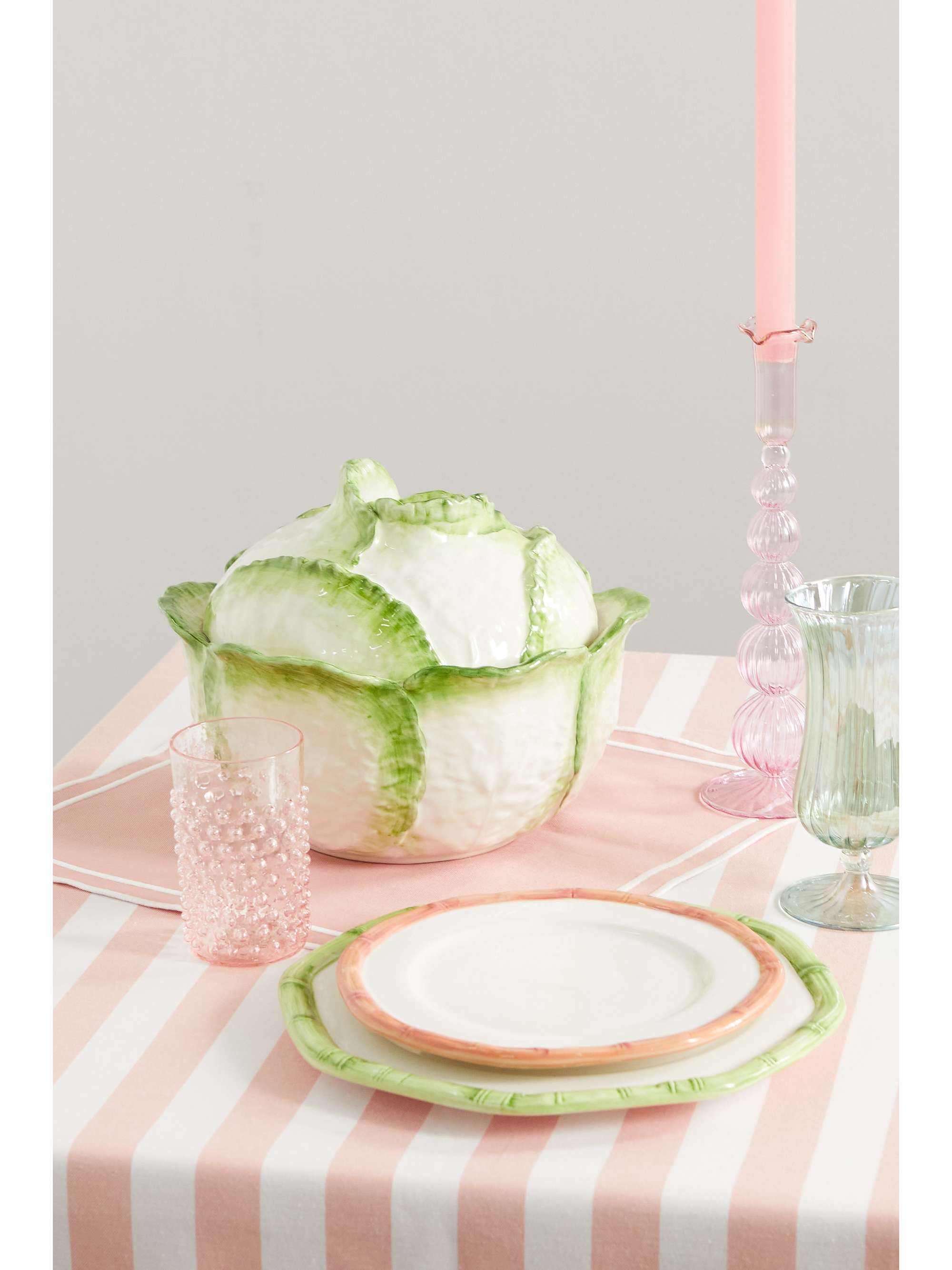 MRS. ALICE Capri Lettuce ceramic serving bowl NETAPORTER