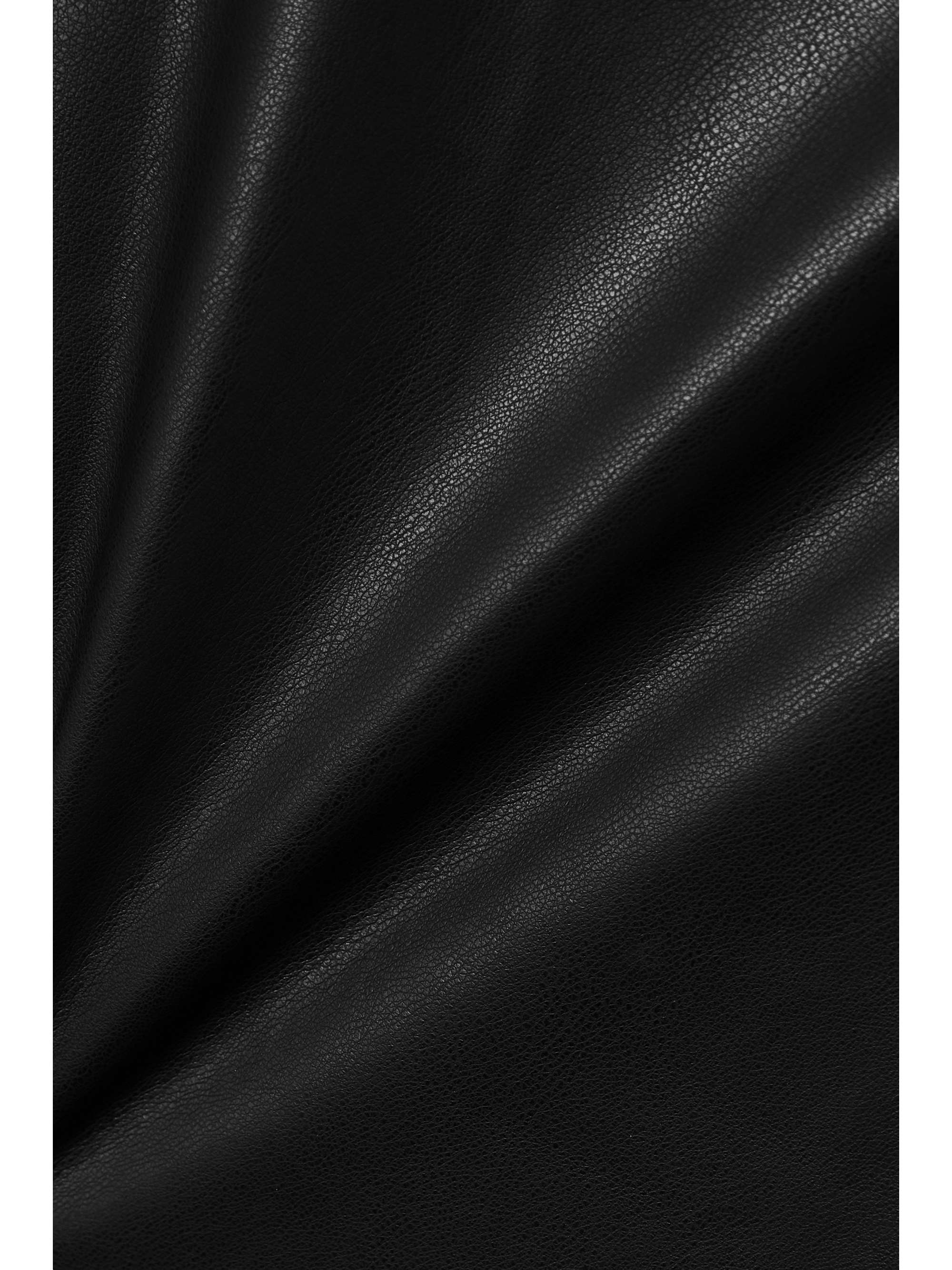ESSE STUDIOS + NET SUSTAIN Classico faux leather midi skirt