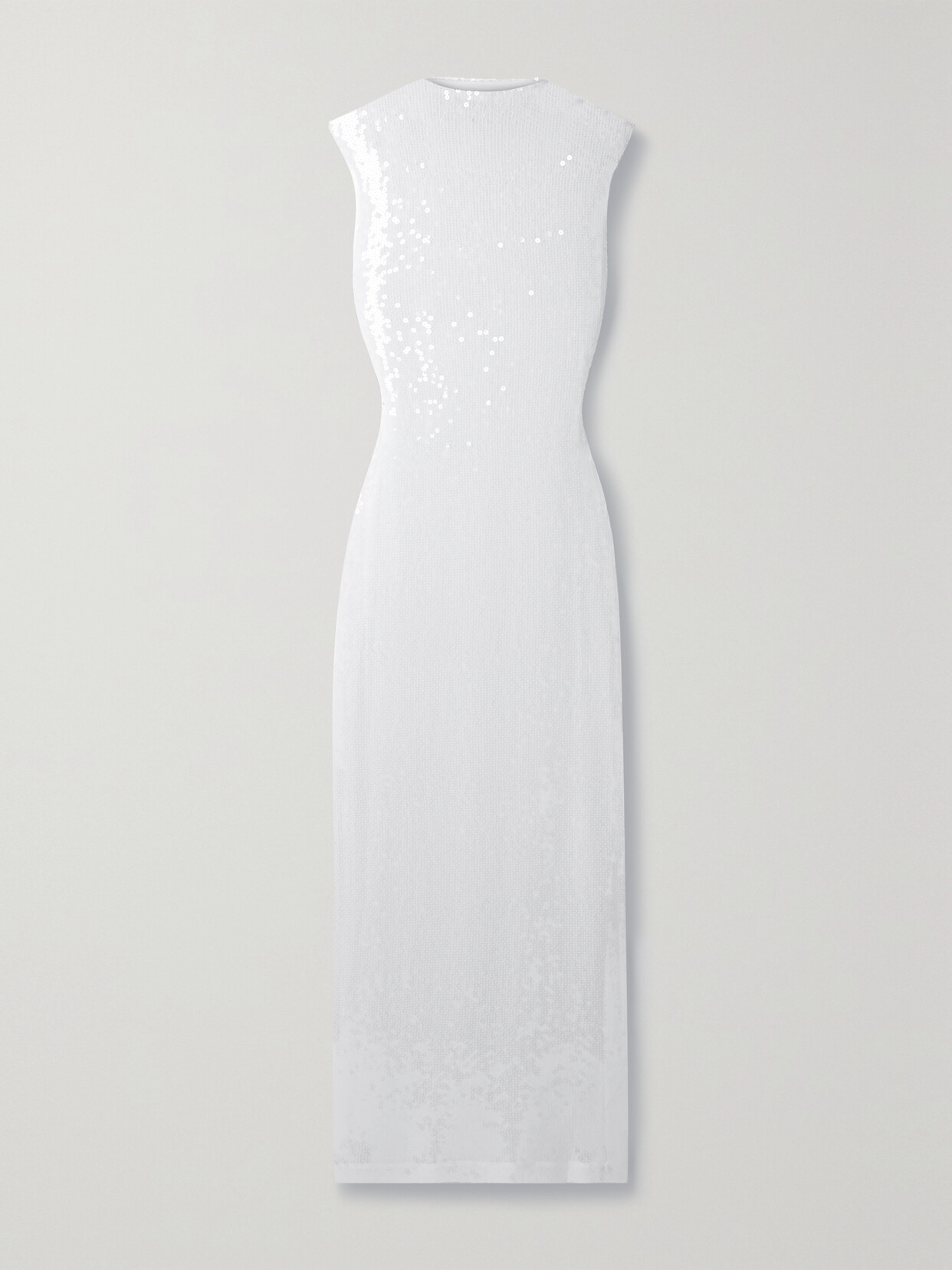 16ARLINGTON Mira Sequined Tulle Maxi Dress - Silver