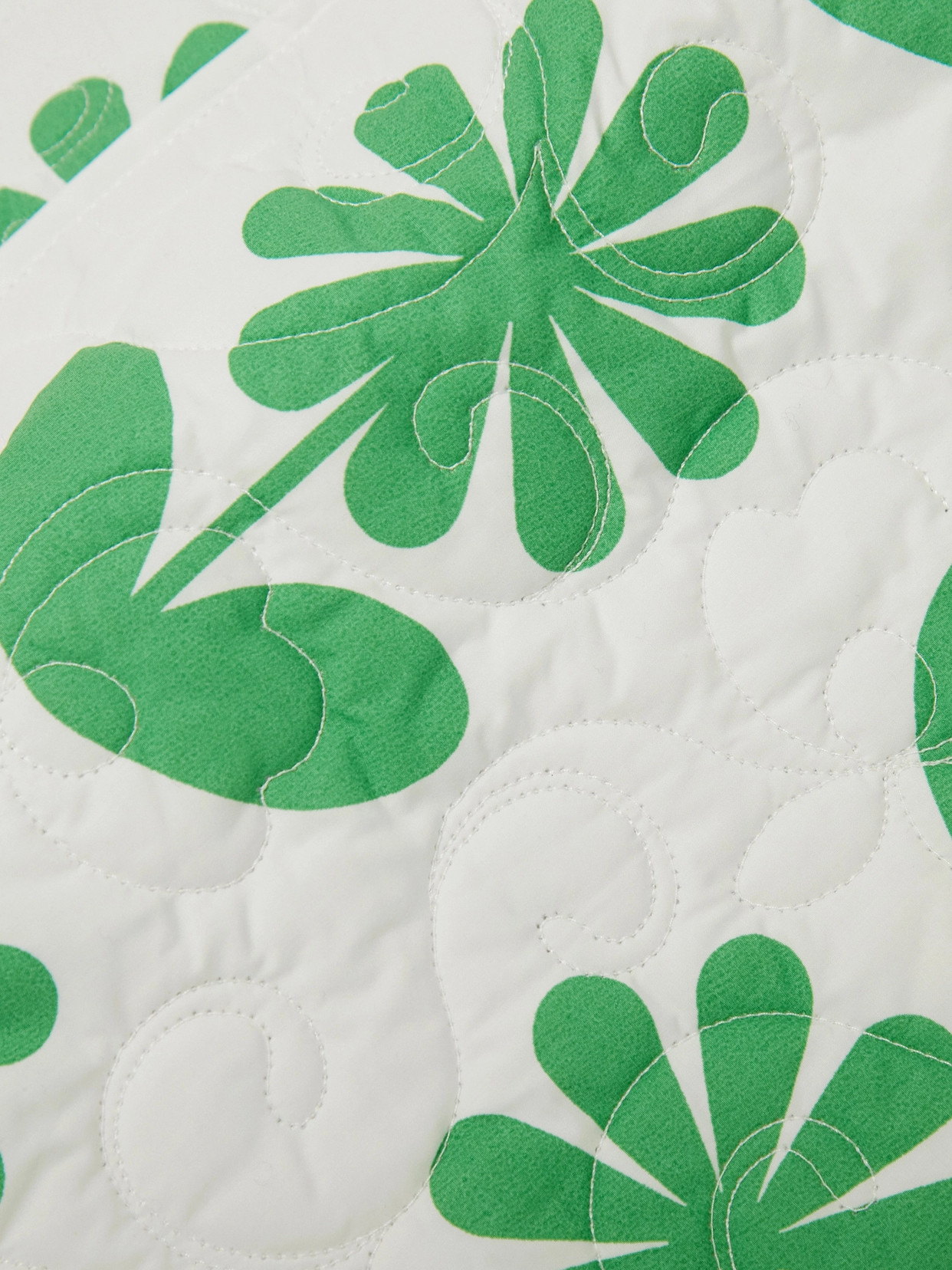 Zaza Quilted Floral-Print Cotton Mini