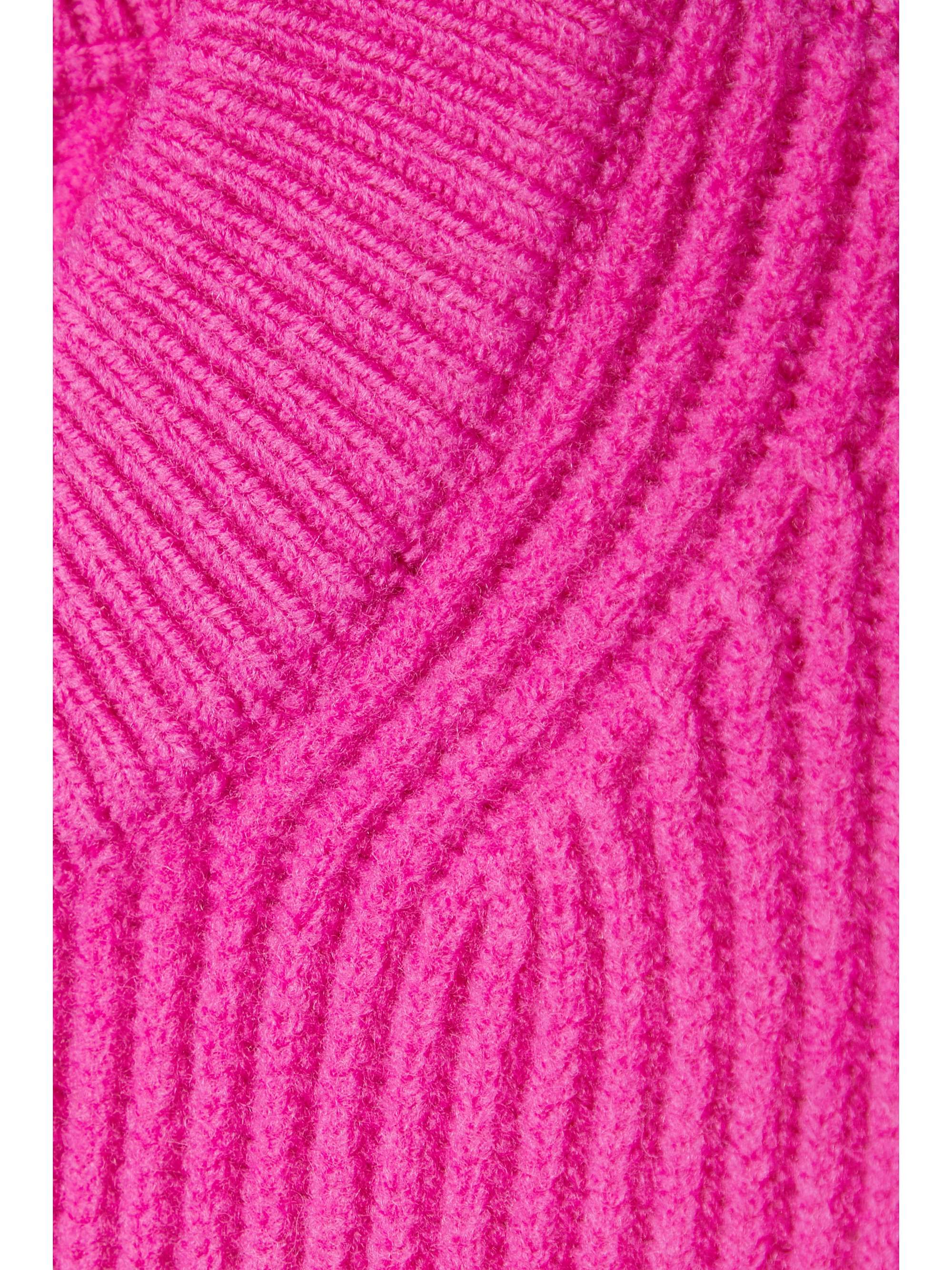 Pink Ribbed wool-blend sweater | T BY 