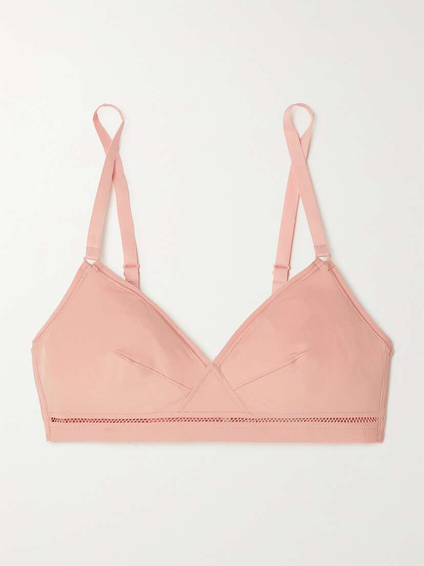 Eres Lydia Soyeuse Picot-trimmed Stretch-jersey Soft-cup Triangle Bra