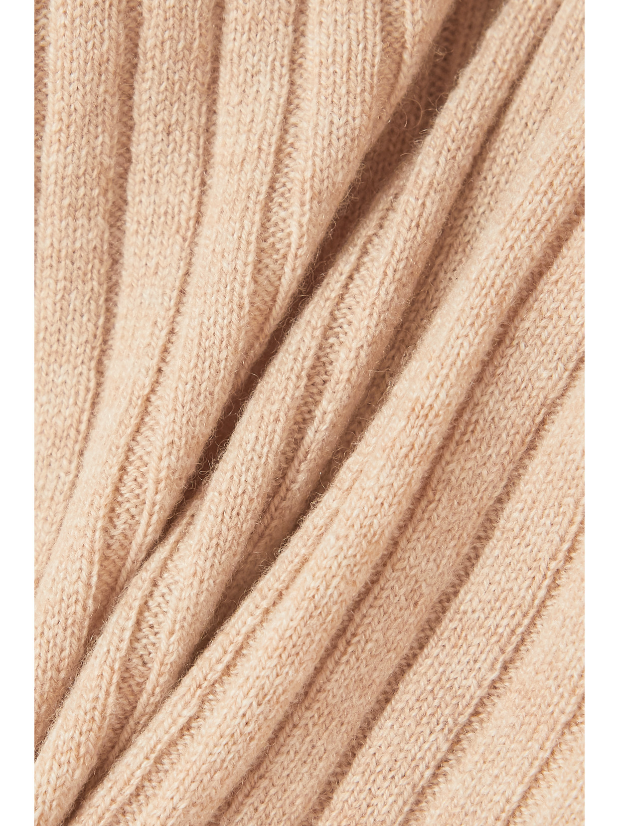 Eres Coeur Ribbed Wool And Cashmere-blend Briefs In Gray
