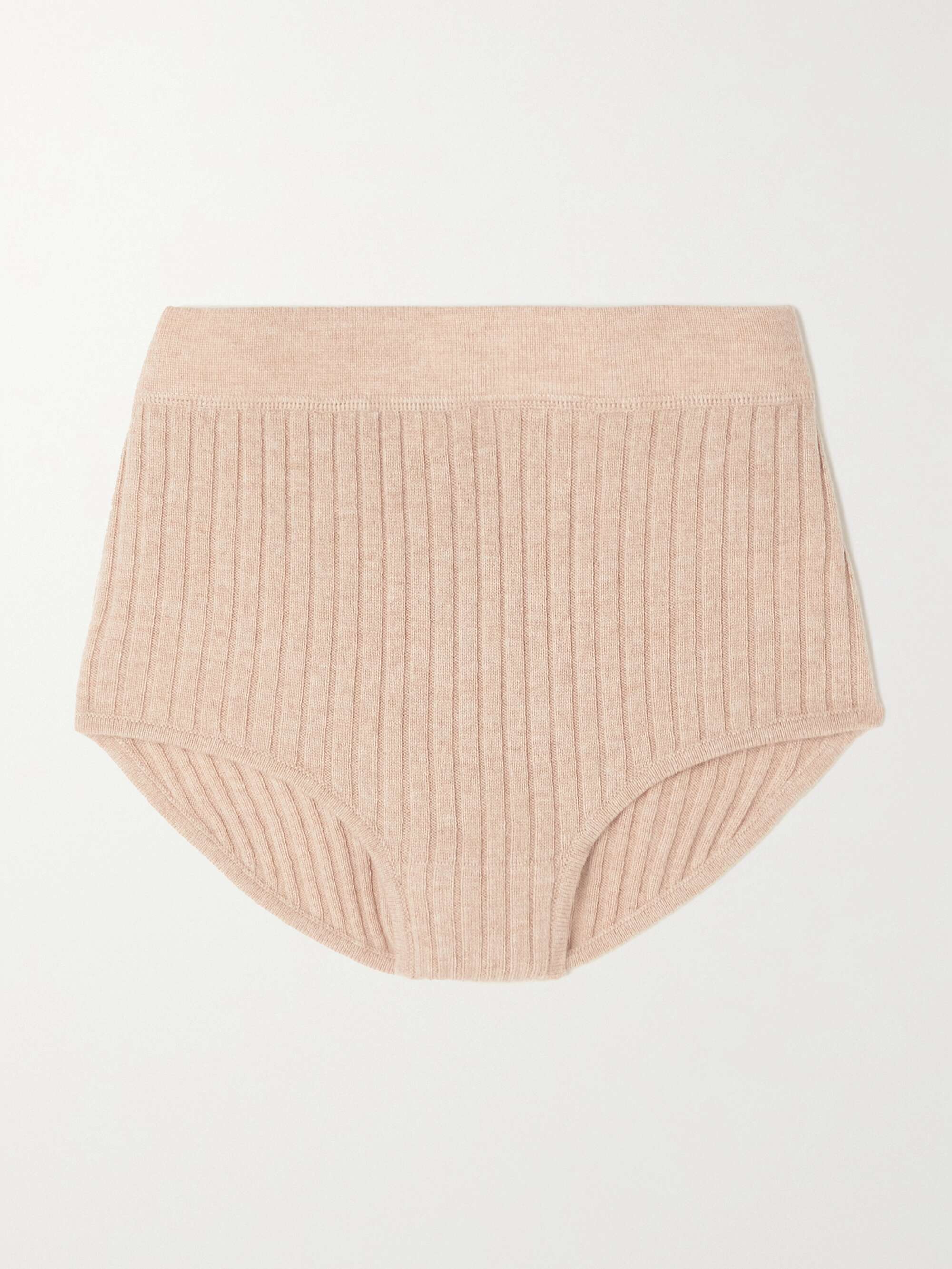 ERES Coeur ribbed wool and cashmere-blend briefs