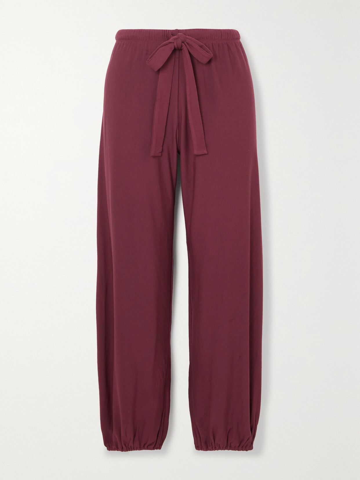 Eberjey - Stretch-modal Jersey Track Pants - Burgundy