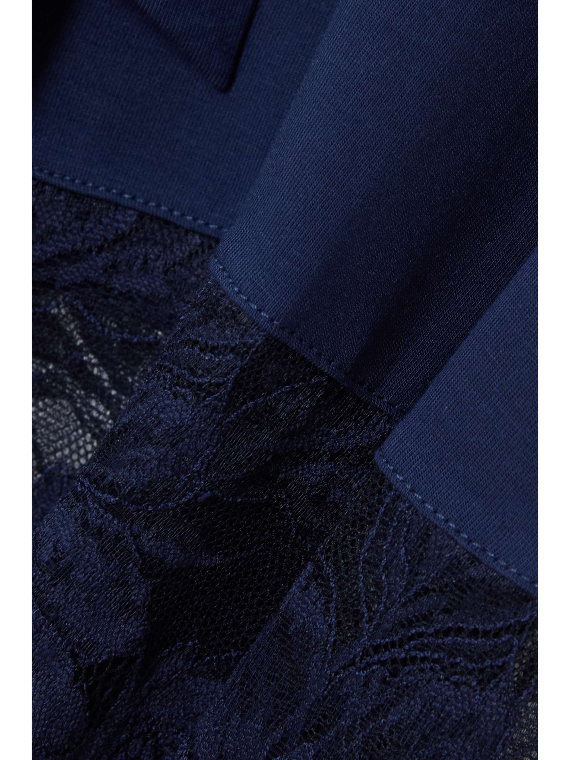 EBERJEY Rosalia lace-trimmed stretch-modal robe