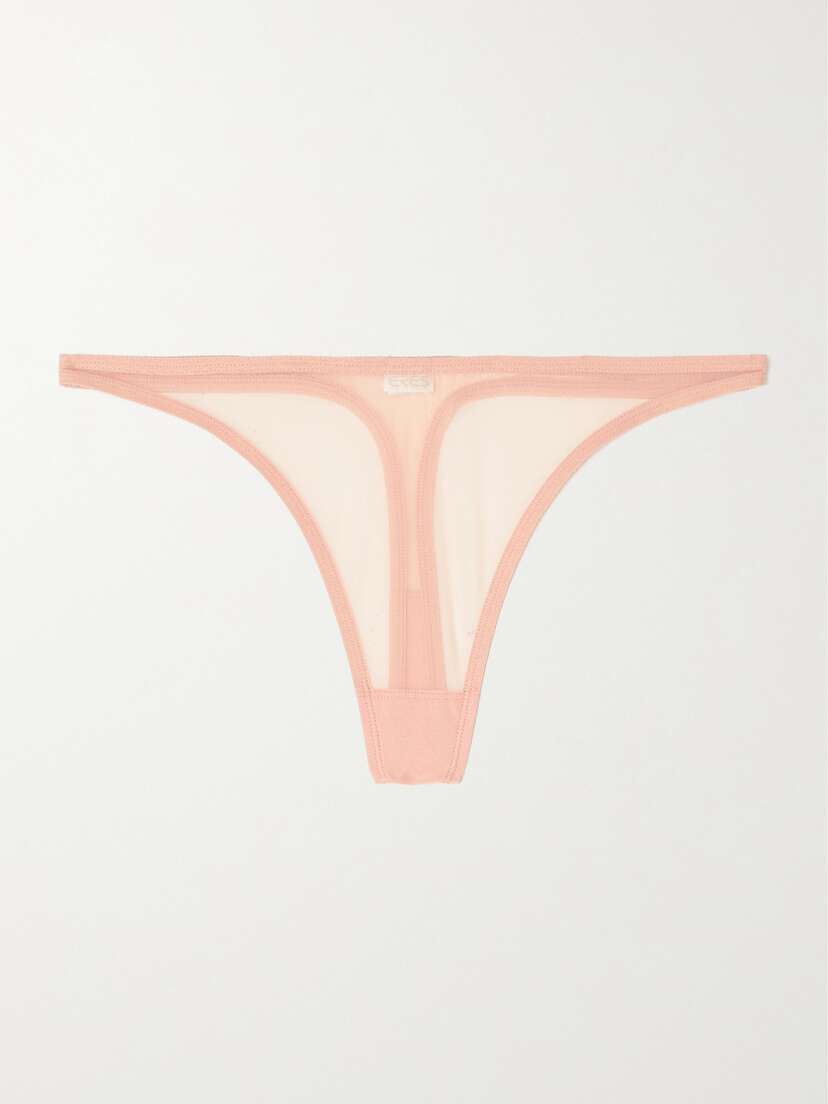 Eres Promesse Stretch-tulle Thong