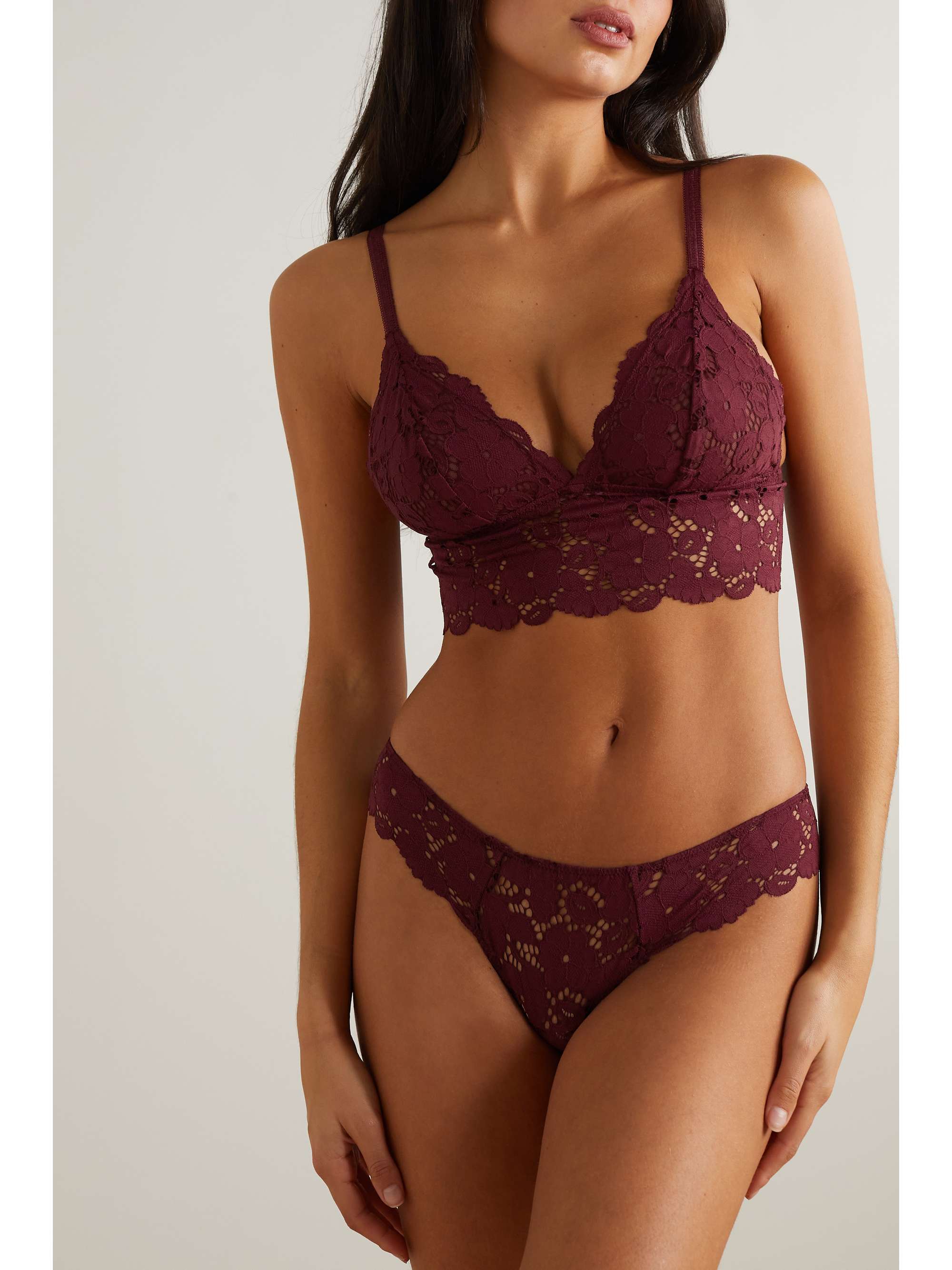 EBERJEY Naya stretch-lace soft-cup triangle bra