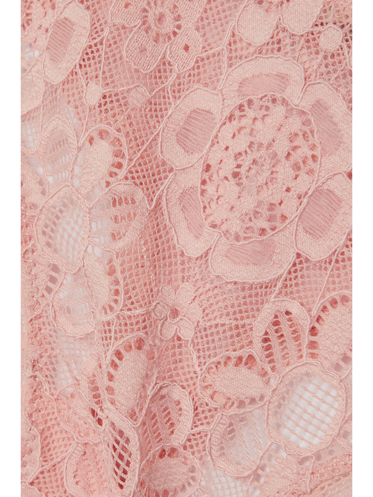 Eres Frivole Lace-panel Thong In Pink