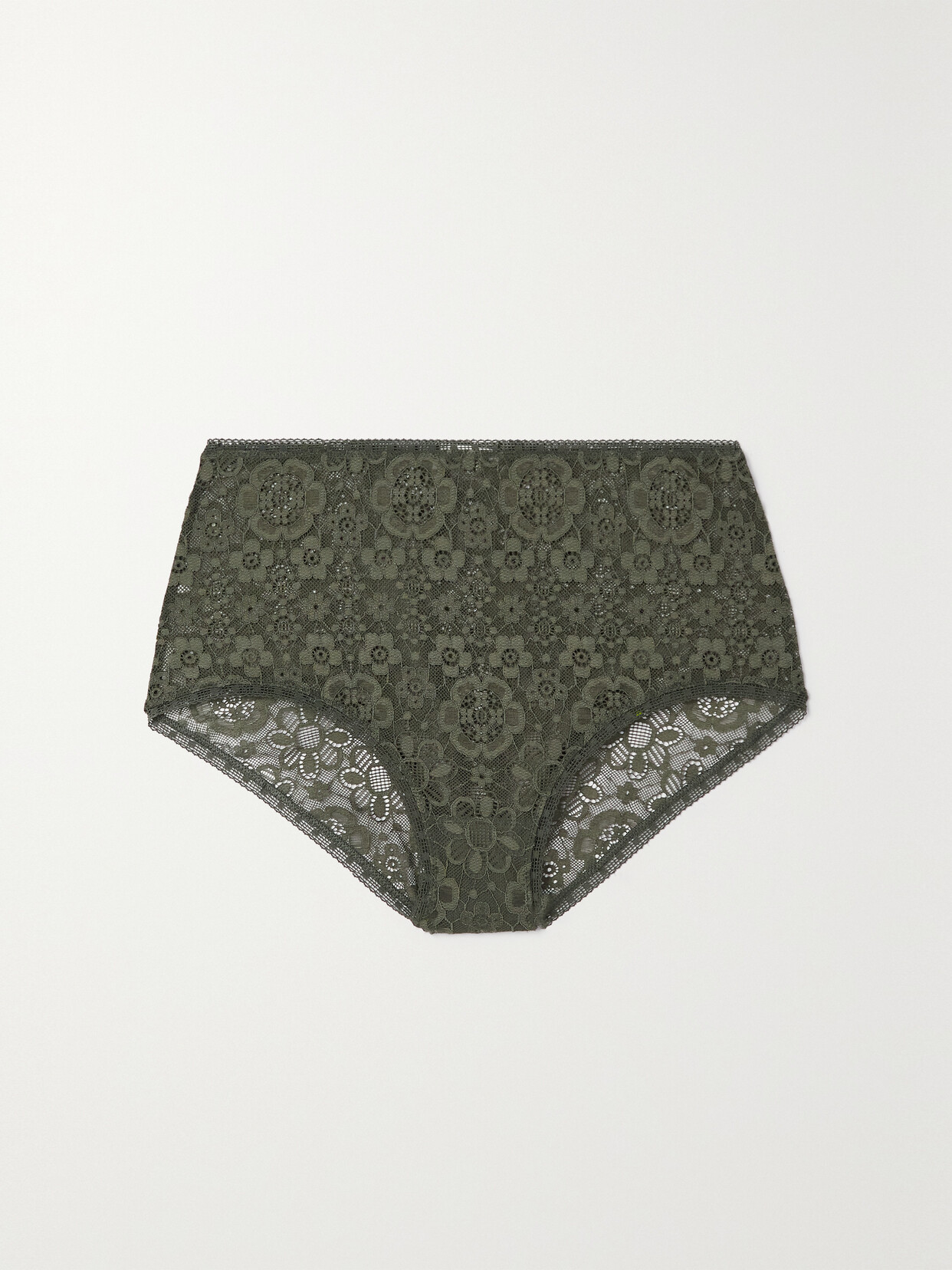 Eres Paille Stretch-lace Briefs - Green
