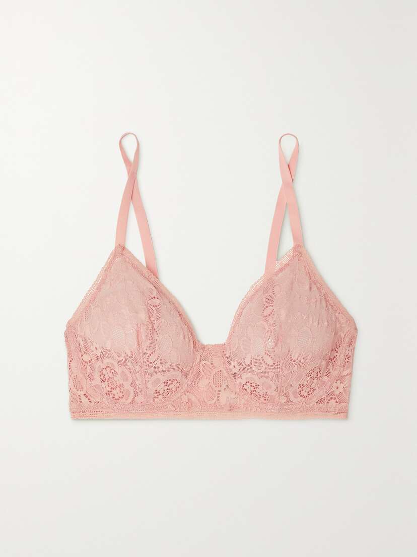 Eres Tilleul Stretch-lace Soft-cup Bra