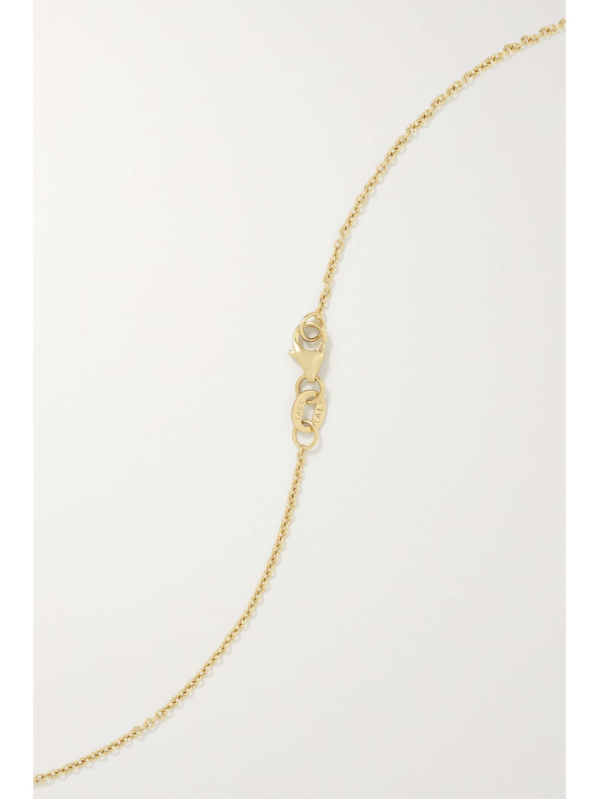 RETROUVAÍ Petite Talisman 18-karat gold necklace