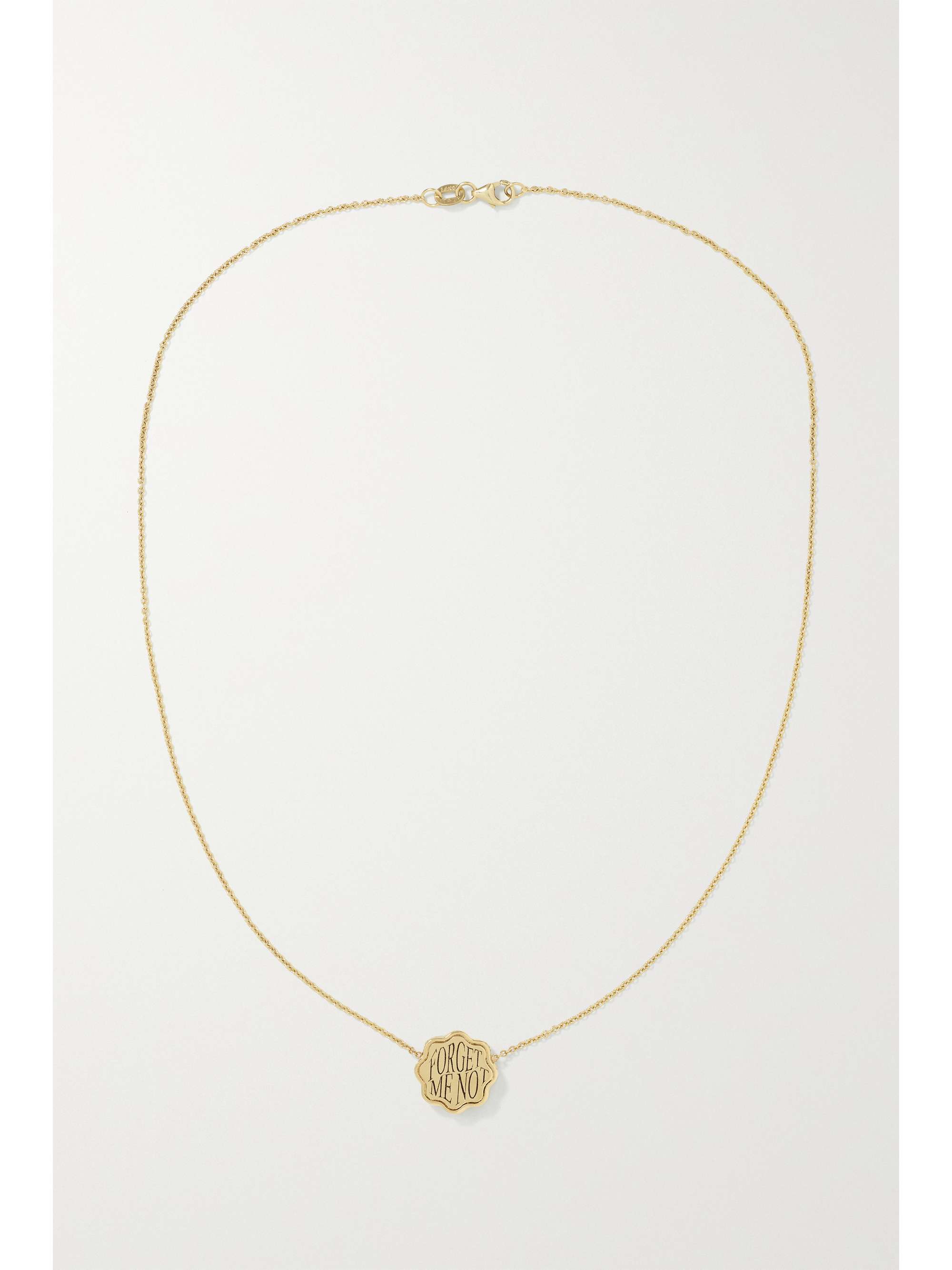 RETROUVAÍ Petite Talisman 18-karat gold necklace