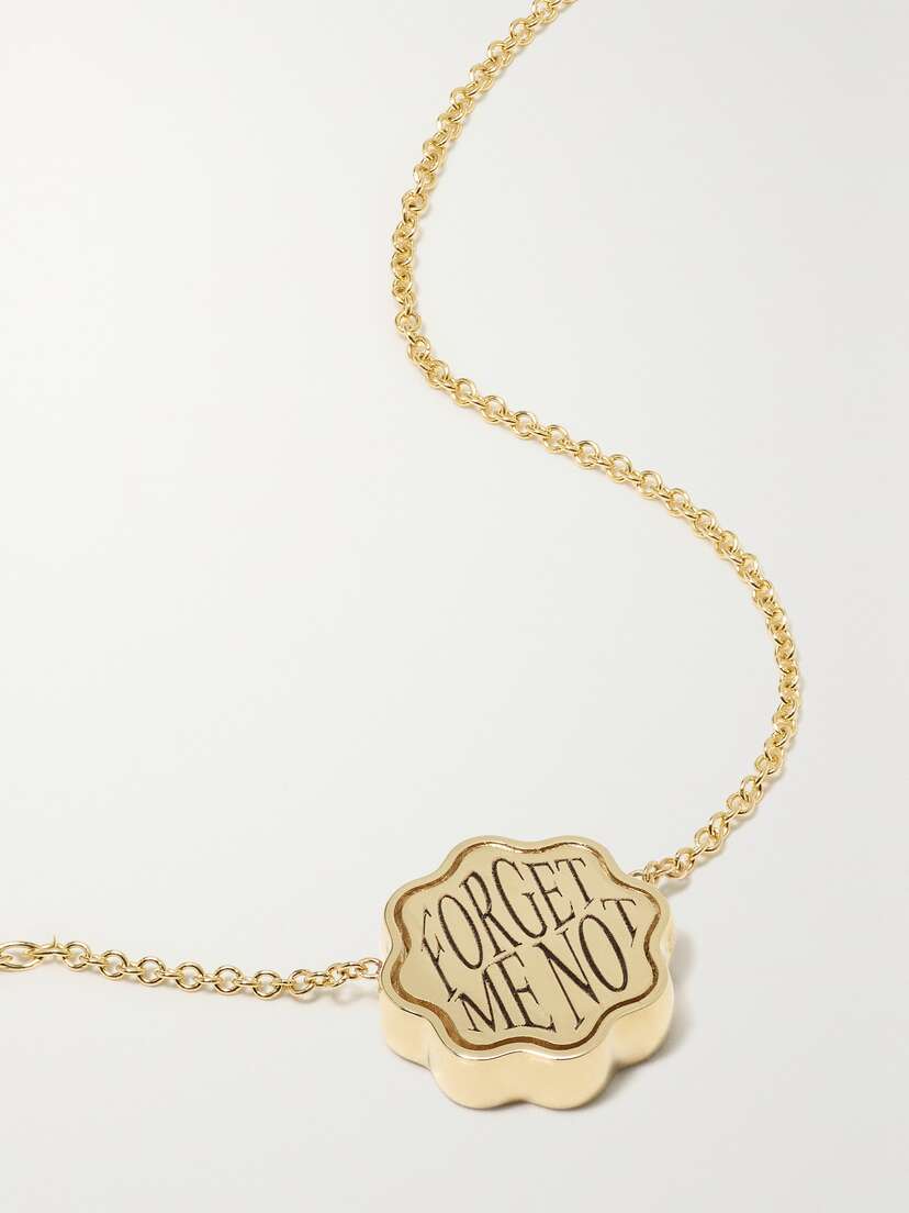 Retrouvaí Petite Talisman 18-karat Gold Necklace