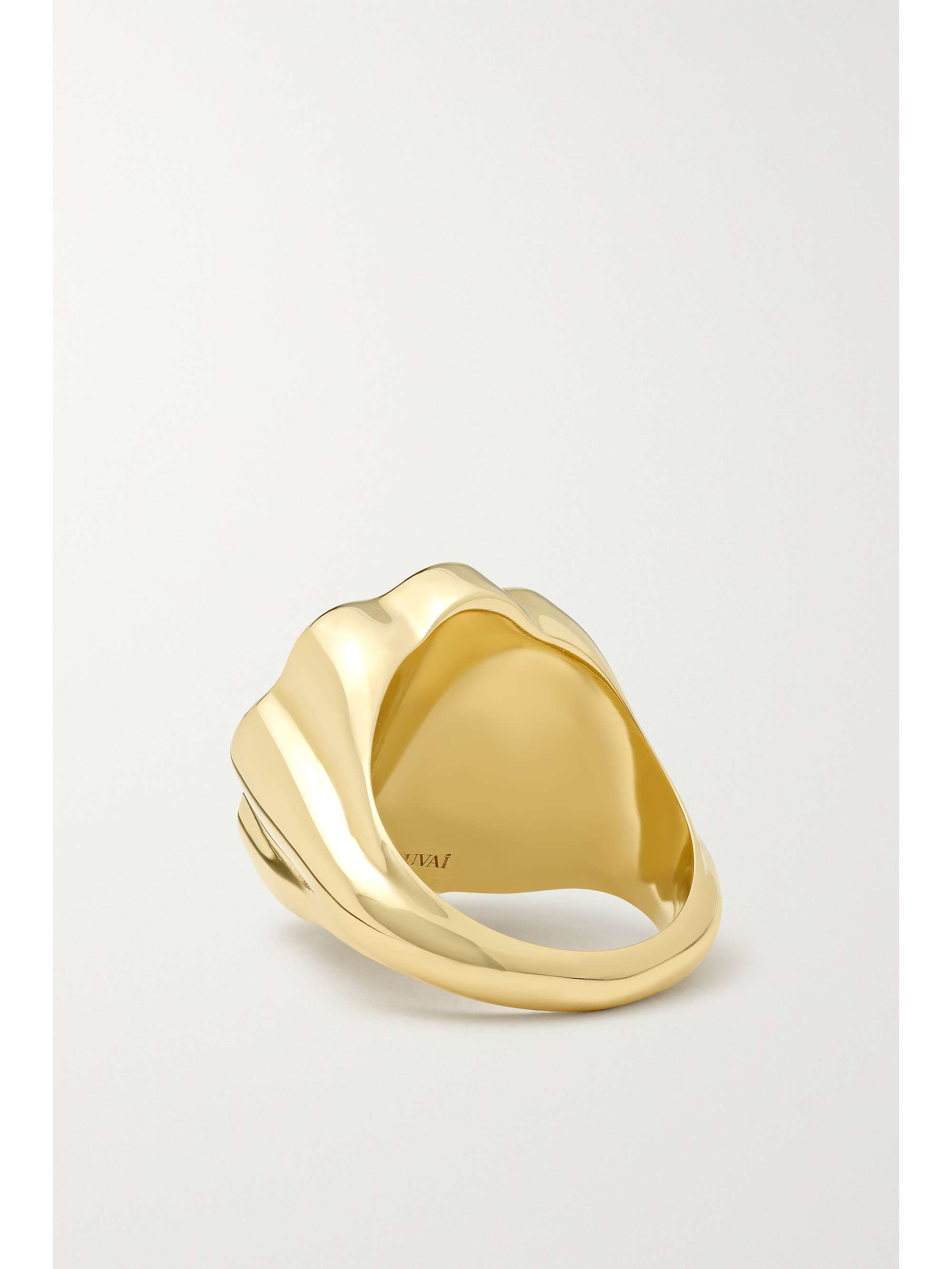 RETROUVAÍ Talisman 14karat gold ring NETAPORTER