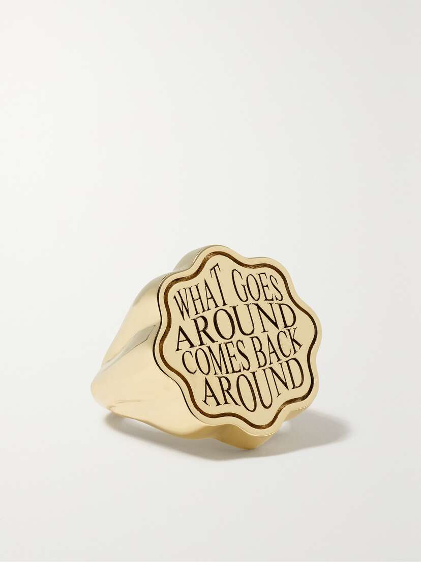 Retrouvaí Talisman 14-karat Gold Signet Ring