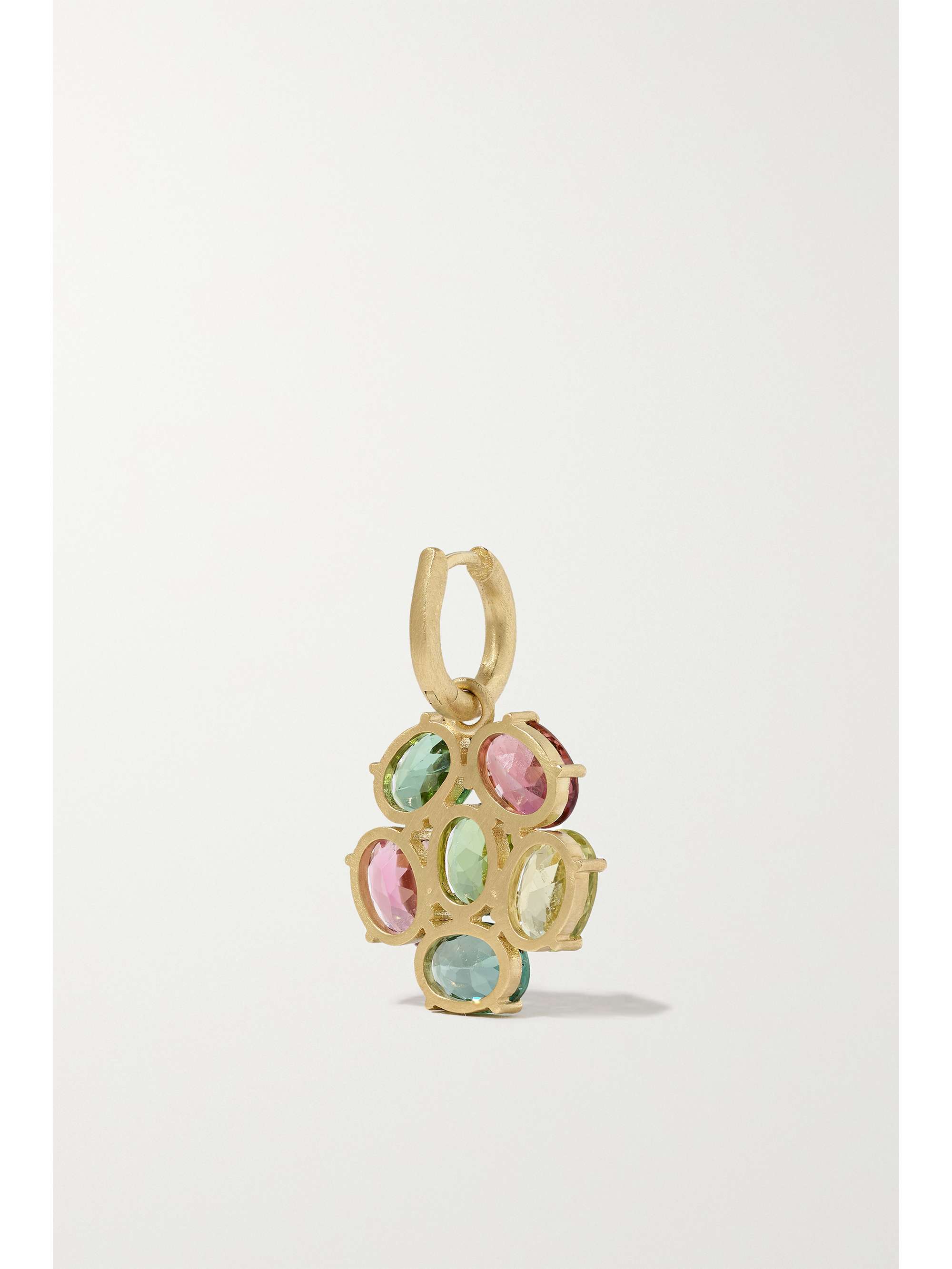 IRENE NEUWIRTH Gemmy Gem 18-karat gold tourmaline earrings