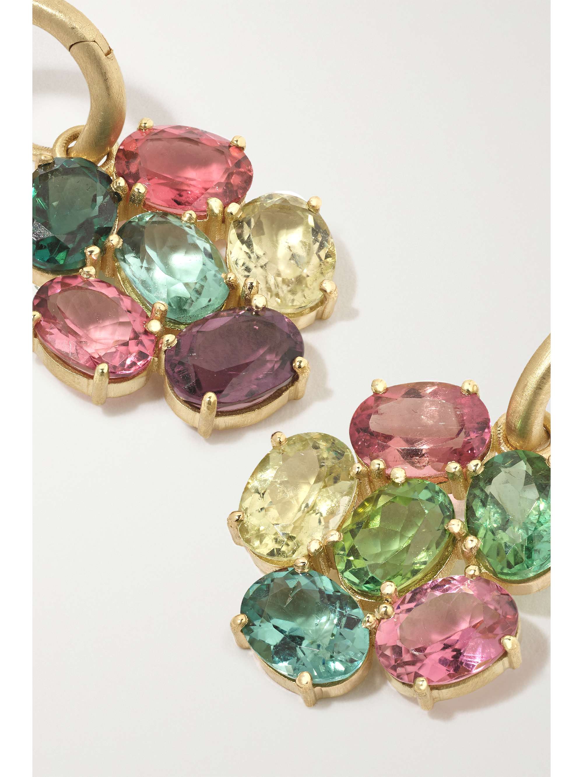 IRENE NEUWIRTH Gemmy Gem 18-karat gold tourmaline earrings