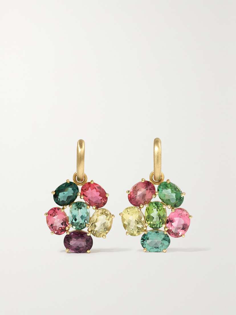 Irene Neuwirth Gemmy Gem 18-karat Gold Tourmaline Earrings