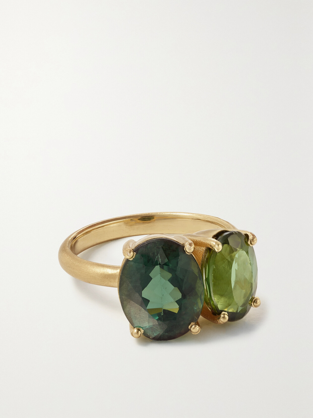 Irene Neuwirth Gemmy Gem 18-karat Gold Tourmaline Ring In Green