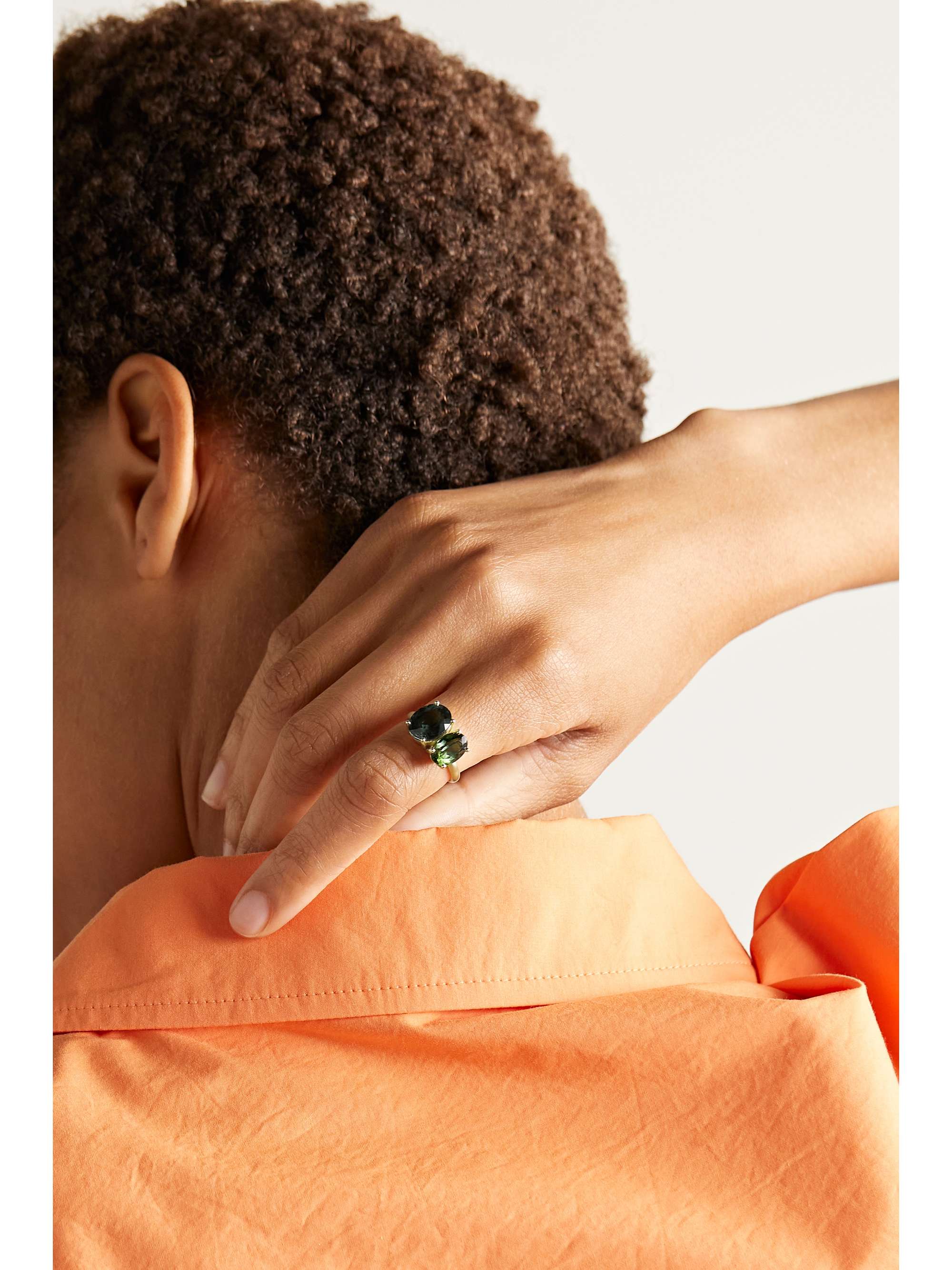 IRENE NEUWIRTH Gemmy Gem 18-karat gold tourmaline ring