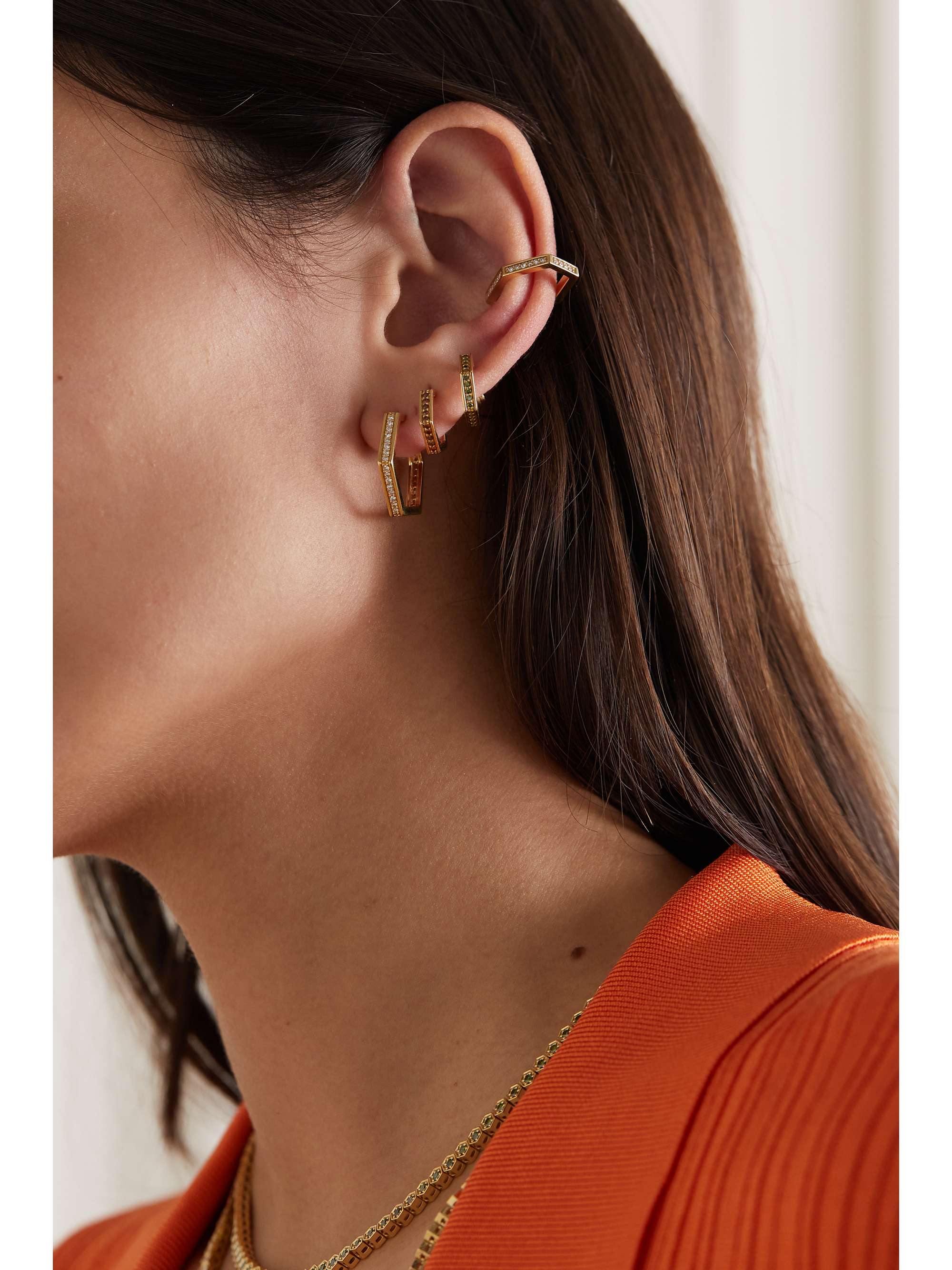 AXELLE HEX SMALL HOOP EARRINGS | AXELLE ヘックス スモール フープ