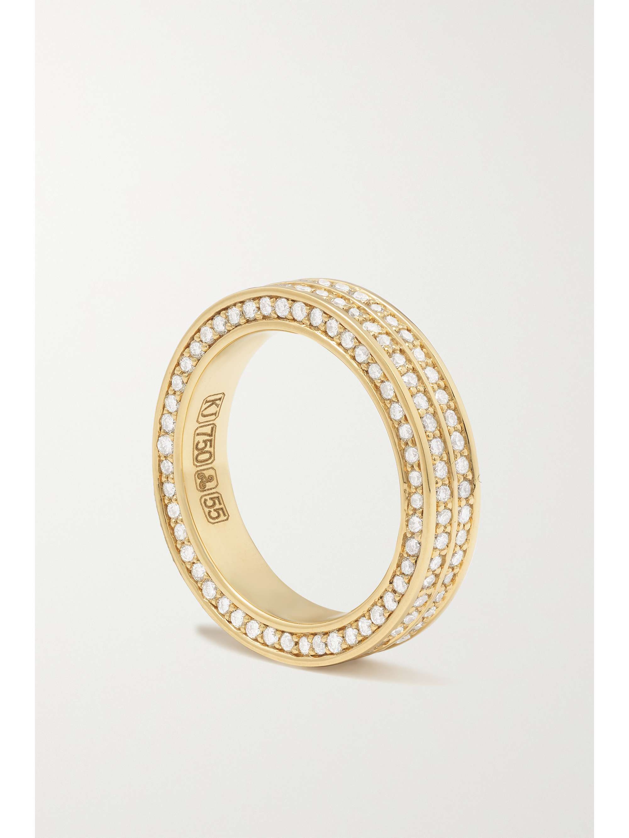 KOLOURS JEWELRY 18-karat gold diamond eternity ring