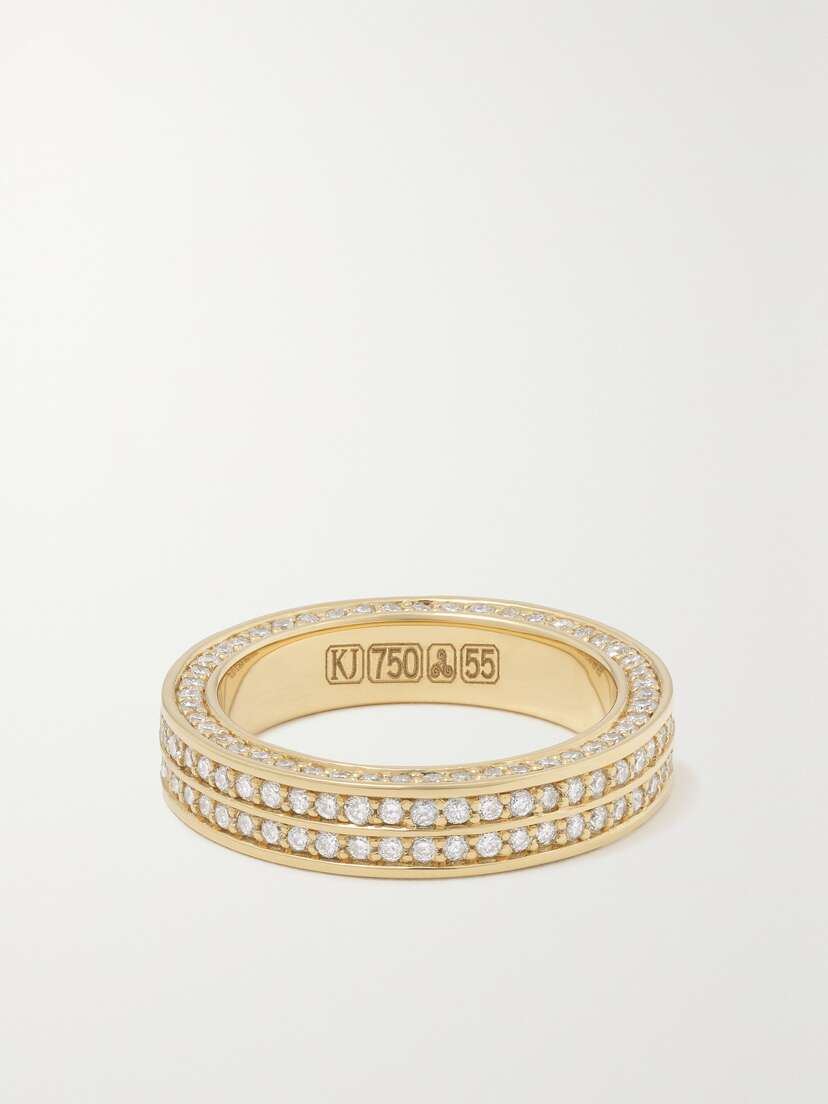 KOLOURS JEWELRY 18-karat Gold Diamond Eternity Ring