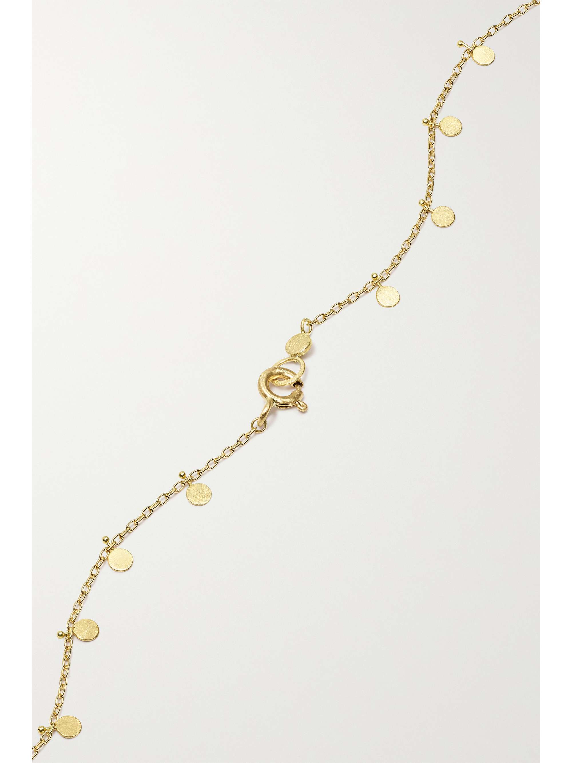 SIA TAYLOR Long Dots 18-karat gold necklace