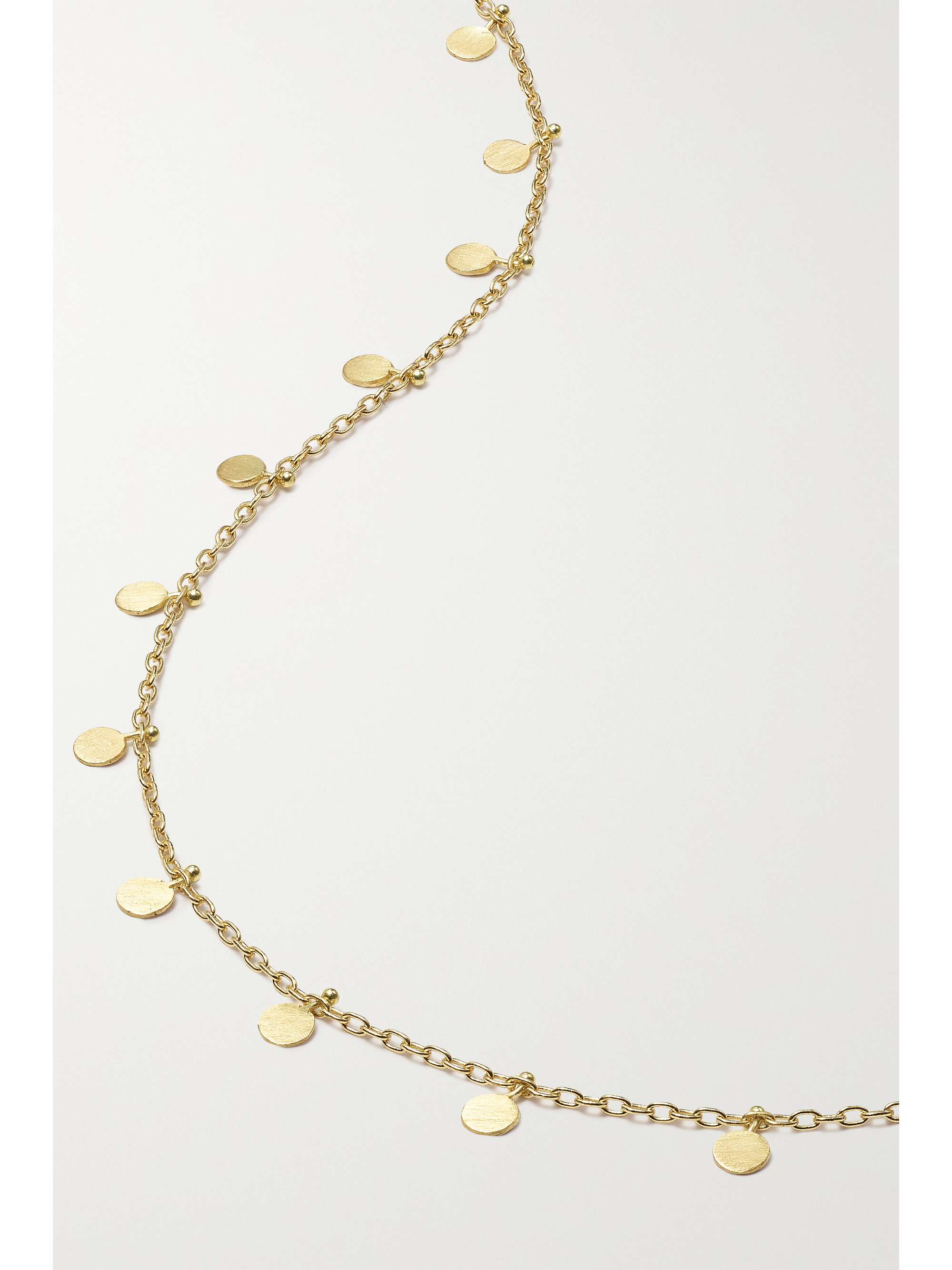 SIA TAYLOR Long Dots 18-karat gold necklace