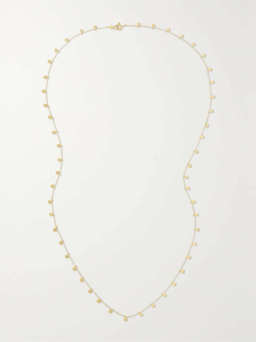 Sia Taylor Long Dots 18-karat Gold Necklace