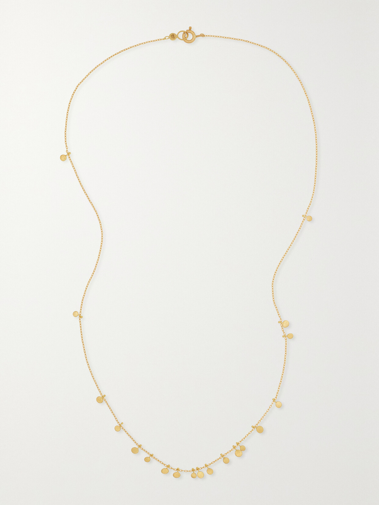 Sia Taylor - Tiny Random Dots 18-karat Gold Necklace - One size