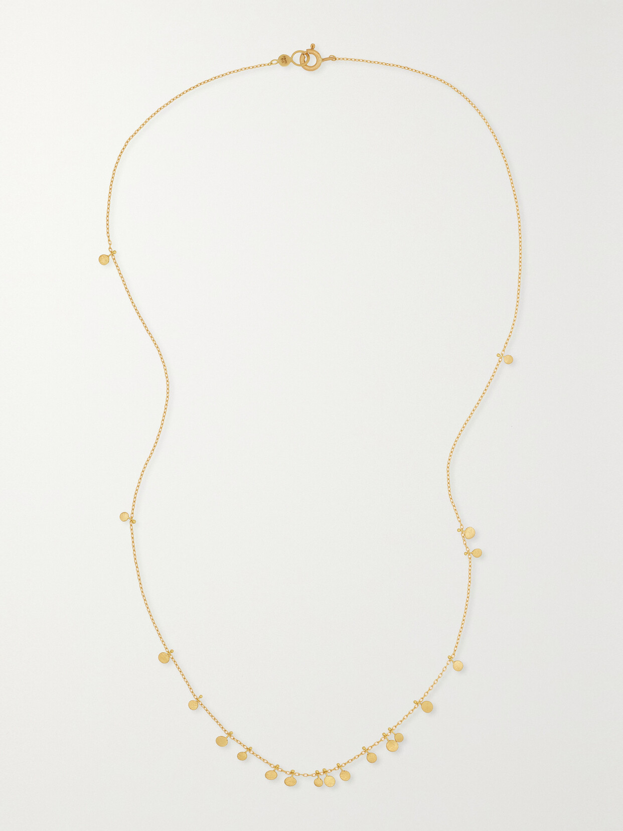 Sia Taylor Tiny Random Dots 18-karat Gold Necklace