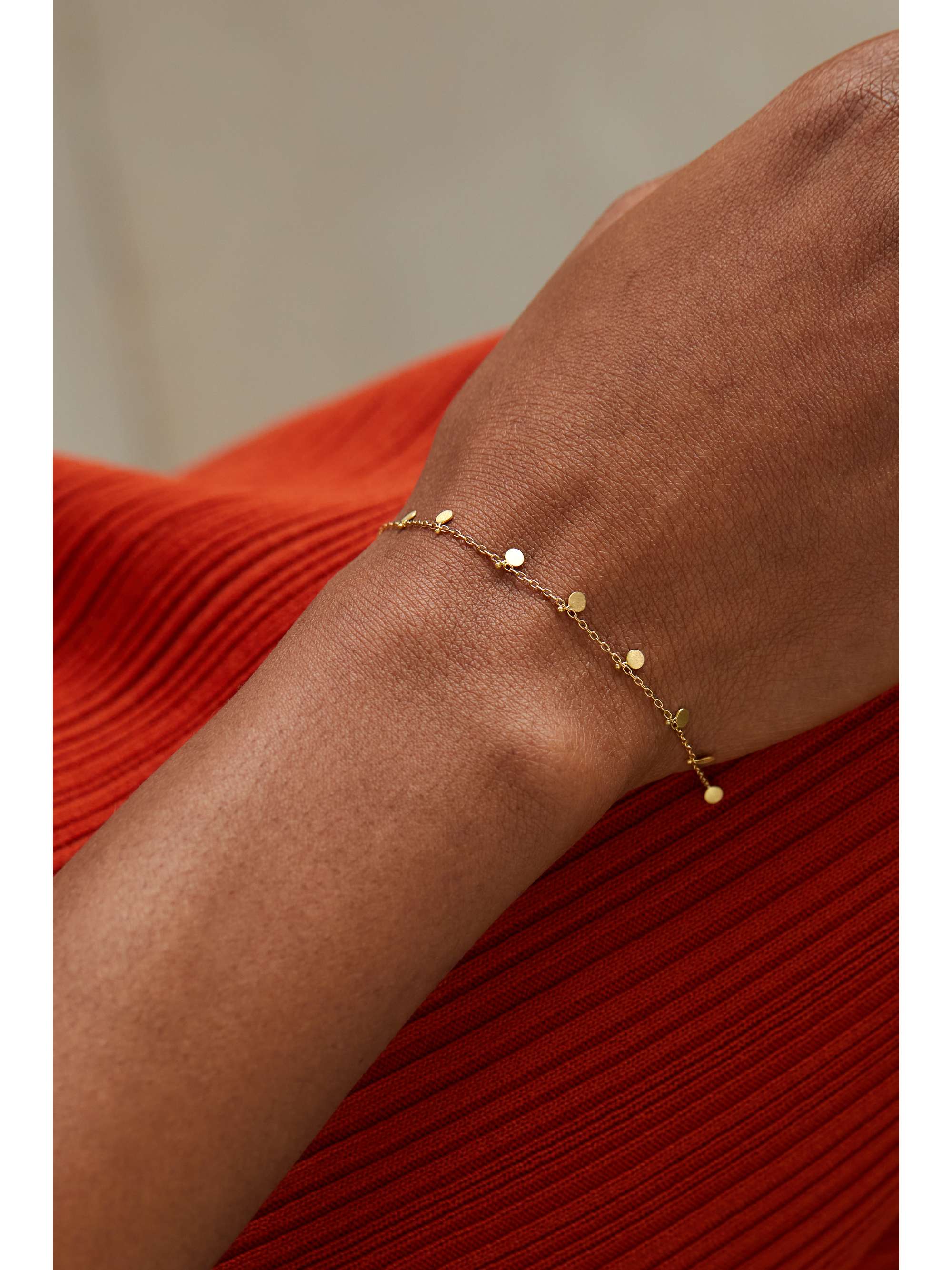 SIA TAYLOR Even Dots 18-karat gold bracelet
