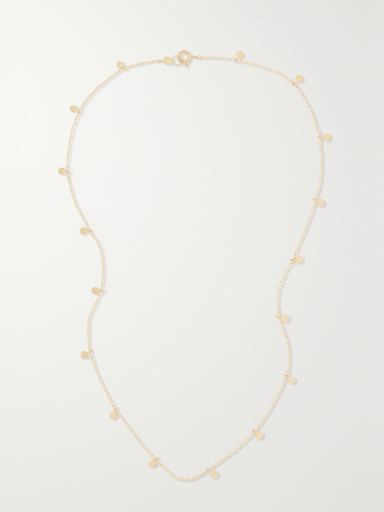 Sia Taylor Even Dots 18-karat Gold Necklace