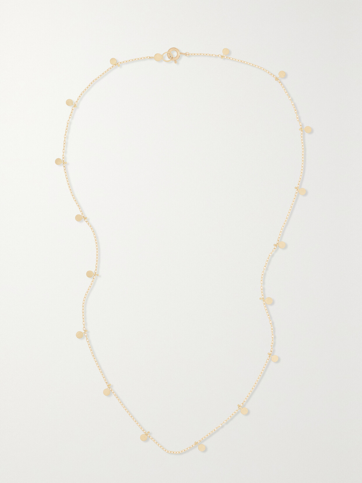 Sia Taylor Even Dots 18-karat Gold Necklace