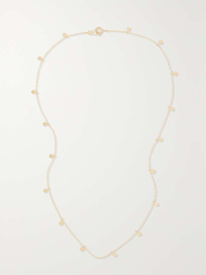 Sia Taylor Even Dots 18-karat Gold Necklace