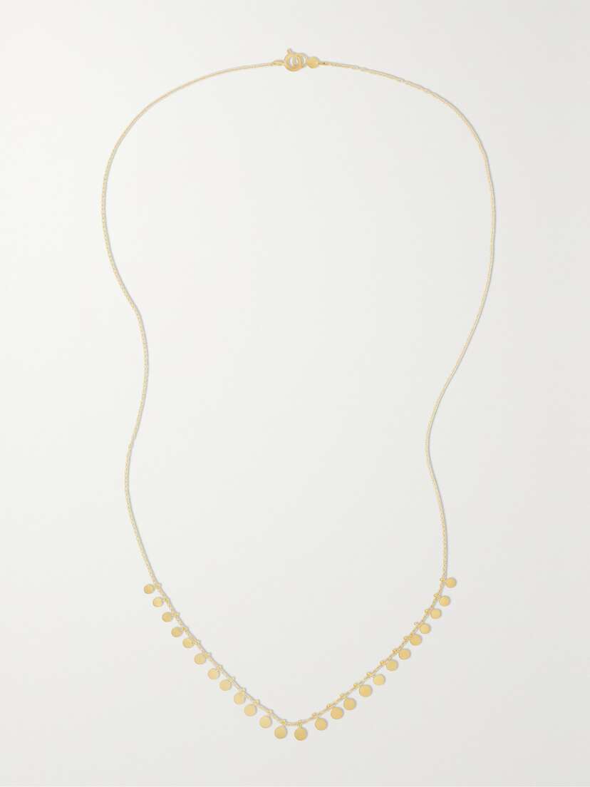 Sia Taylor Medium Dots 18-karat Gold Necklace