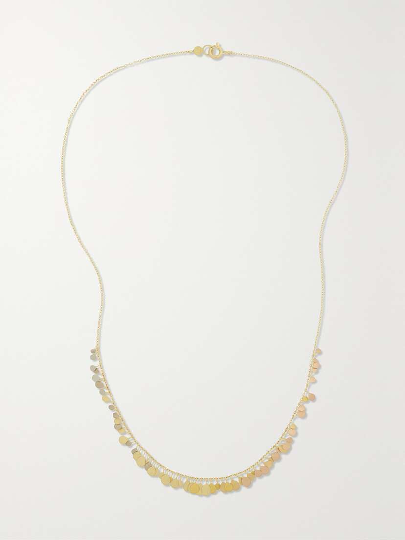 Sia Taylor Birdsong 18-karat Yellow Gold, 22-karat Rose Gold, 24-karat White Gold And Platinum Necklace