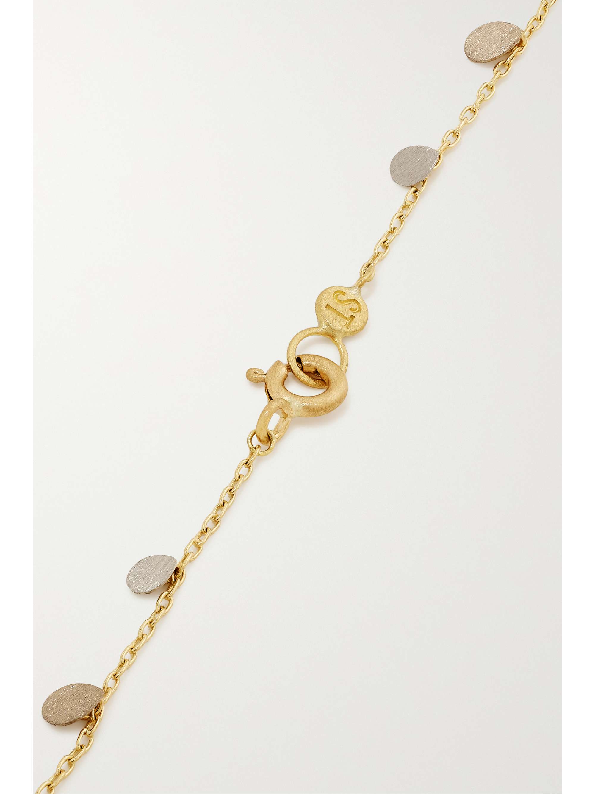 SIA TAYLOR Rainbow Hummingbird 18-karat yellow, rose, white gold and platinum bracelet