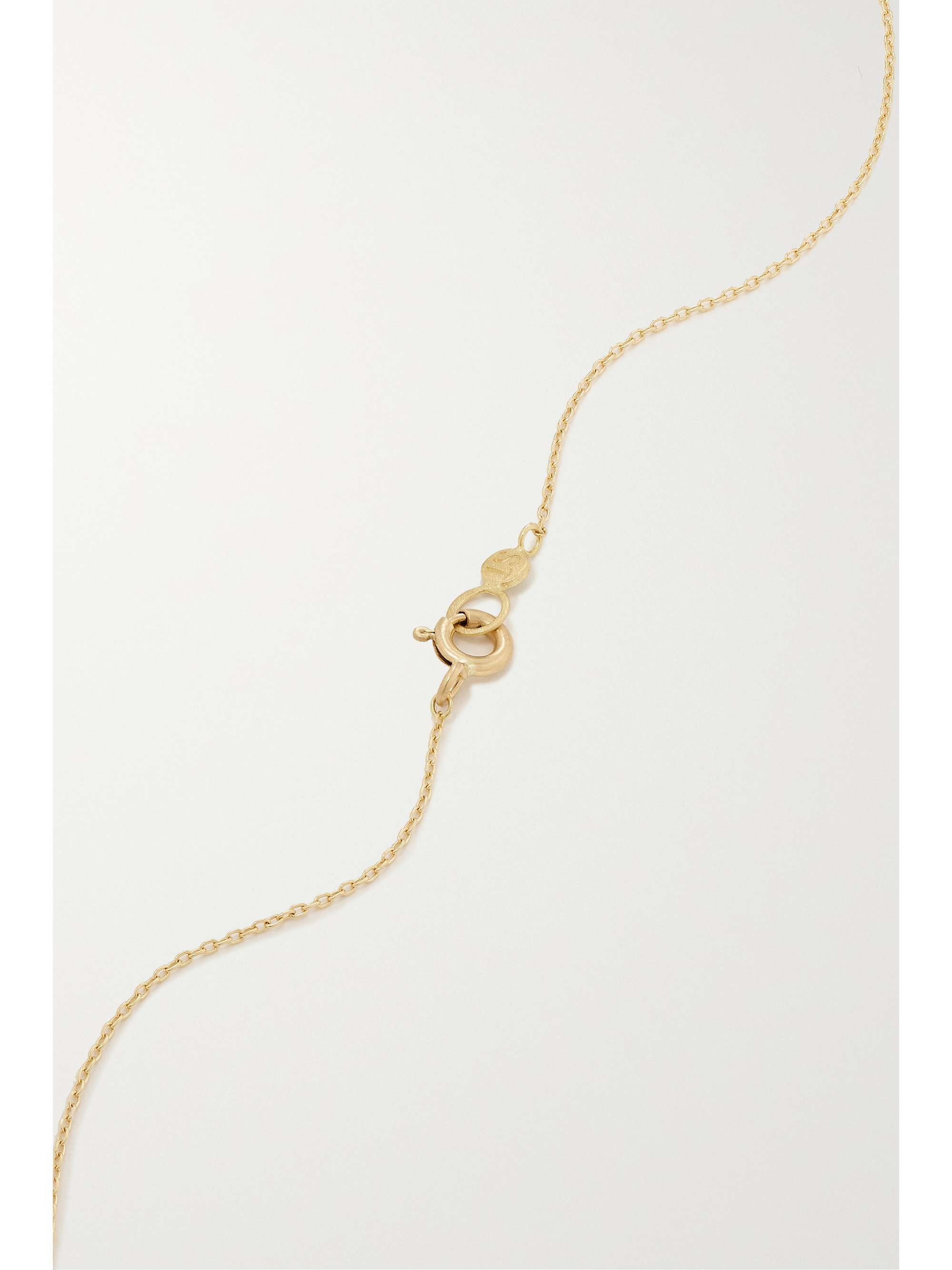 SIA TAYLOR Birdsong 18-karat yellow gold, 22-karat rose gold, 24-karat white gold and platinum necklace
