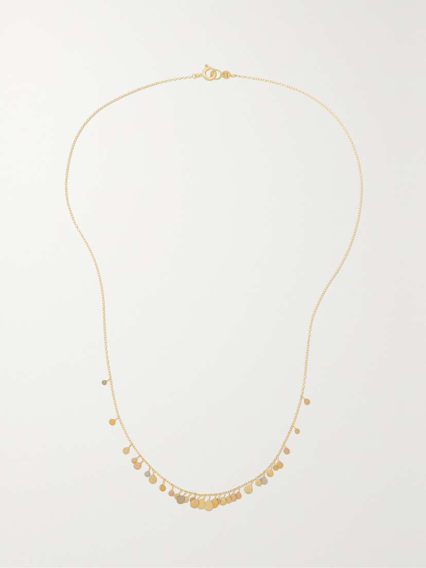 Sia Taylor Birdsong 18-karat Yellow Gold, 22-karat Rose Gold, 24-karat White Gold And Platinum Necklace
