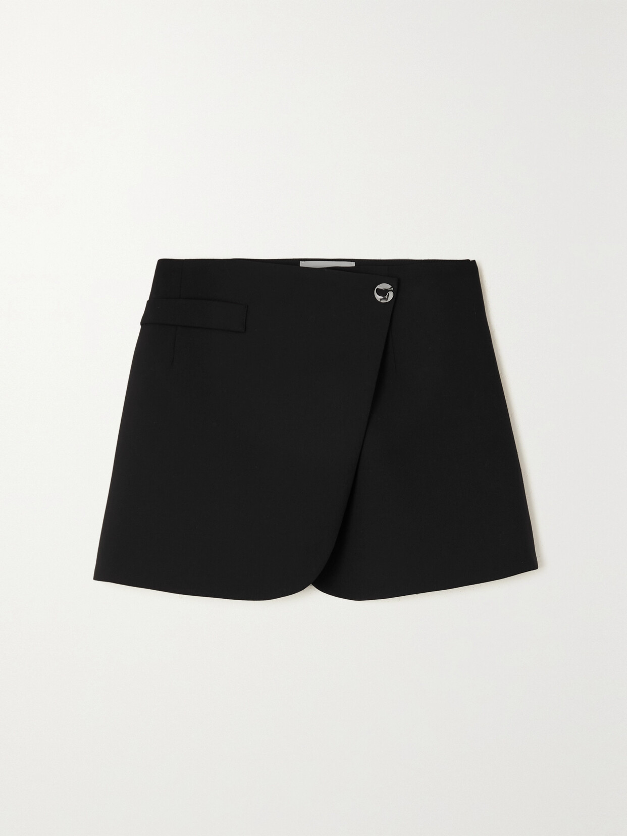 Coperni Jupe Courte Asymétrique In Black