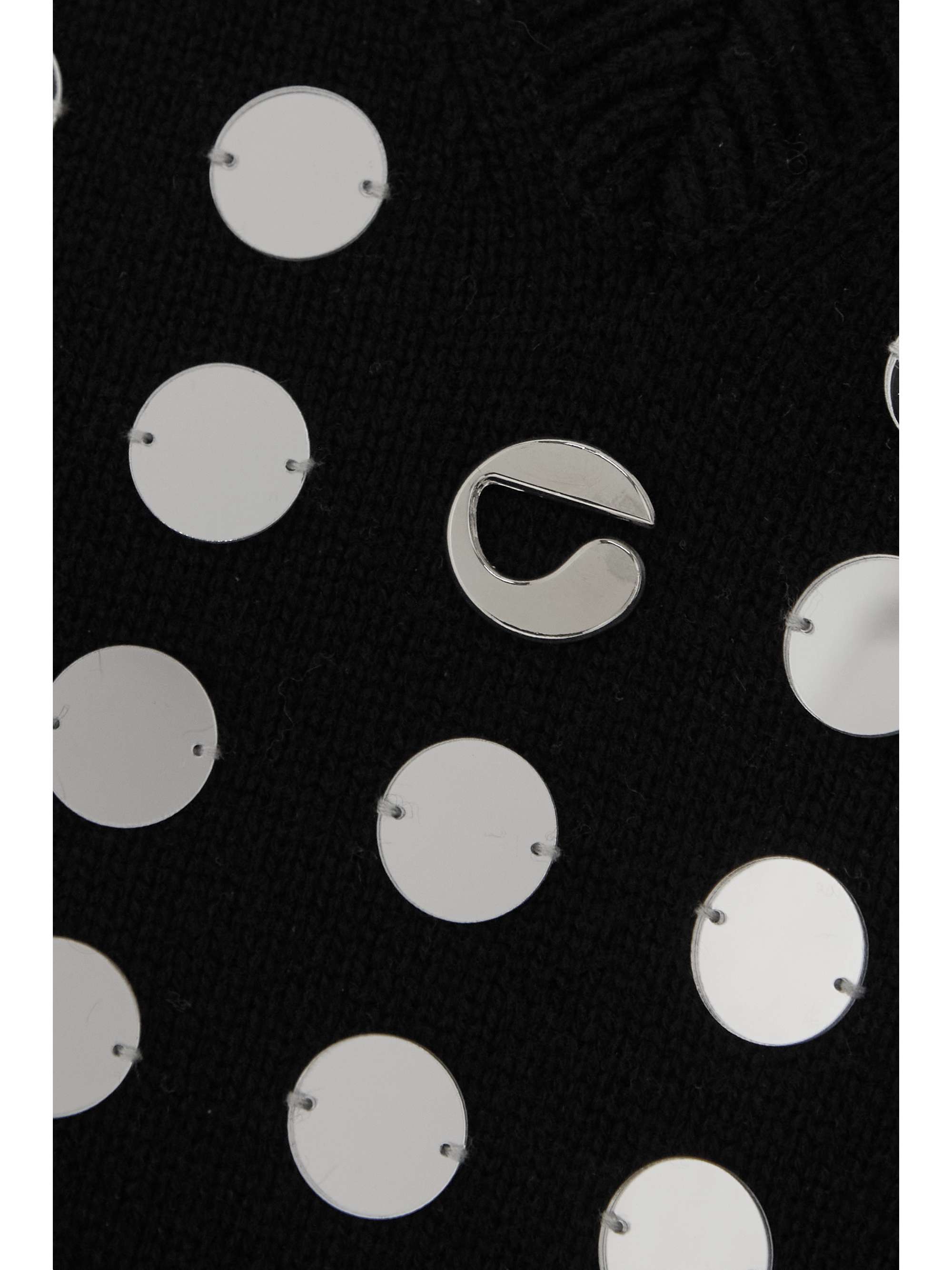 COPERNI Mirror-embellished wool and cashmere-blend vest