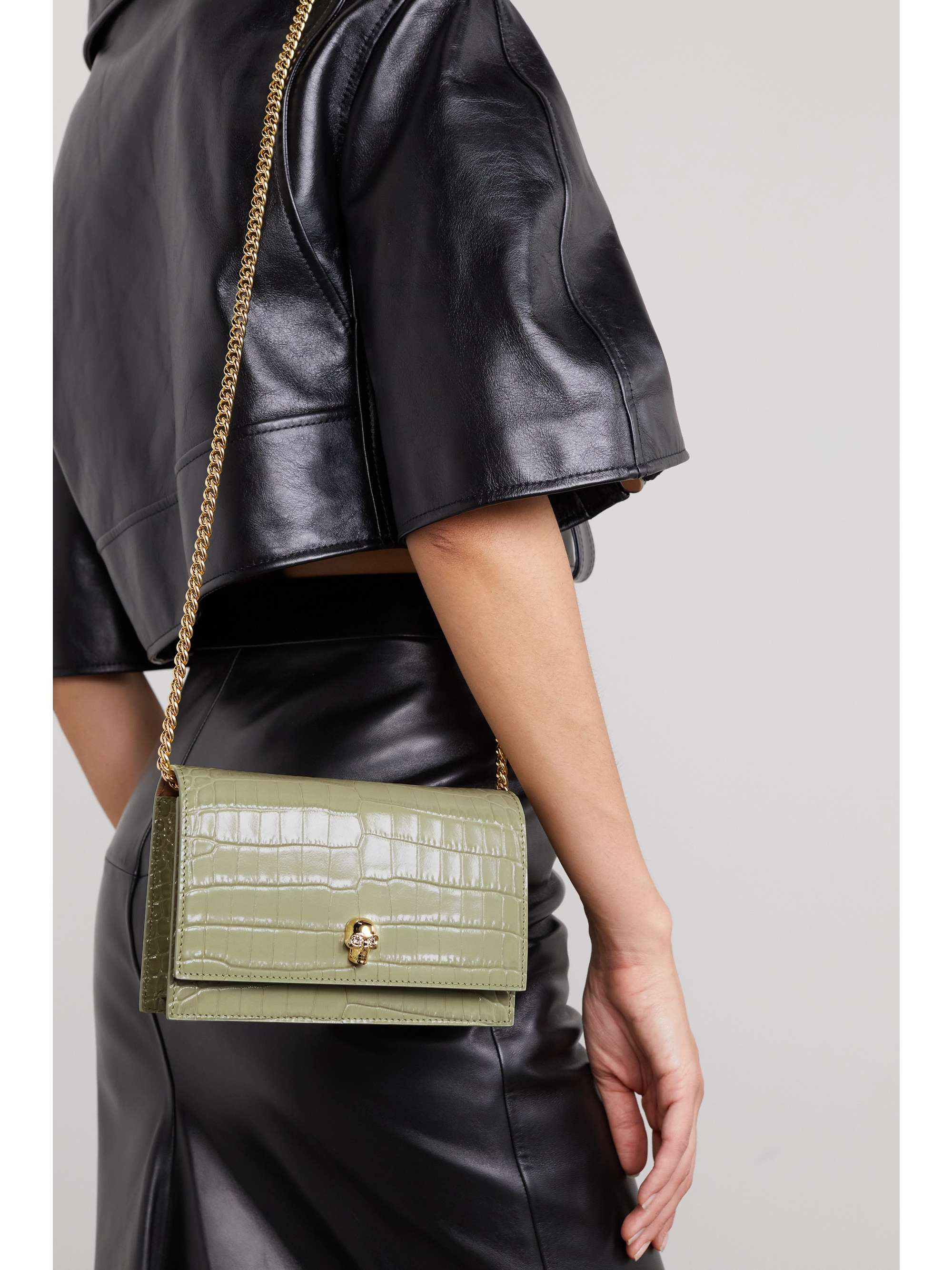 skull alexander mcqueen bag